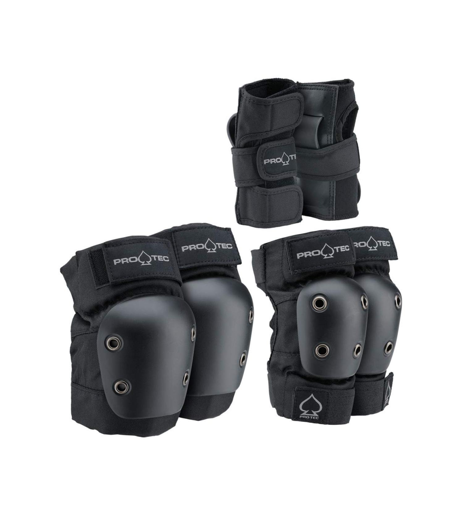Pro-Tec Double Down Youth Small Black Knee Pad - Impact Protection for Kids - Buy Online on GoSupps.com