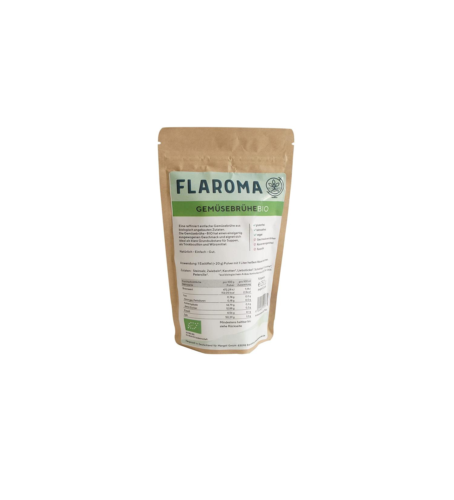 Organic Vegetable Broth 250g - Vegan Lactose-Free Seasoning & Soup Without Flavor Enhancers | 12.50L | Soup Trade - Buy Online on GoSupps.com