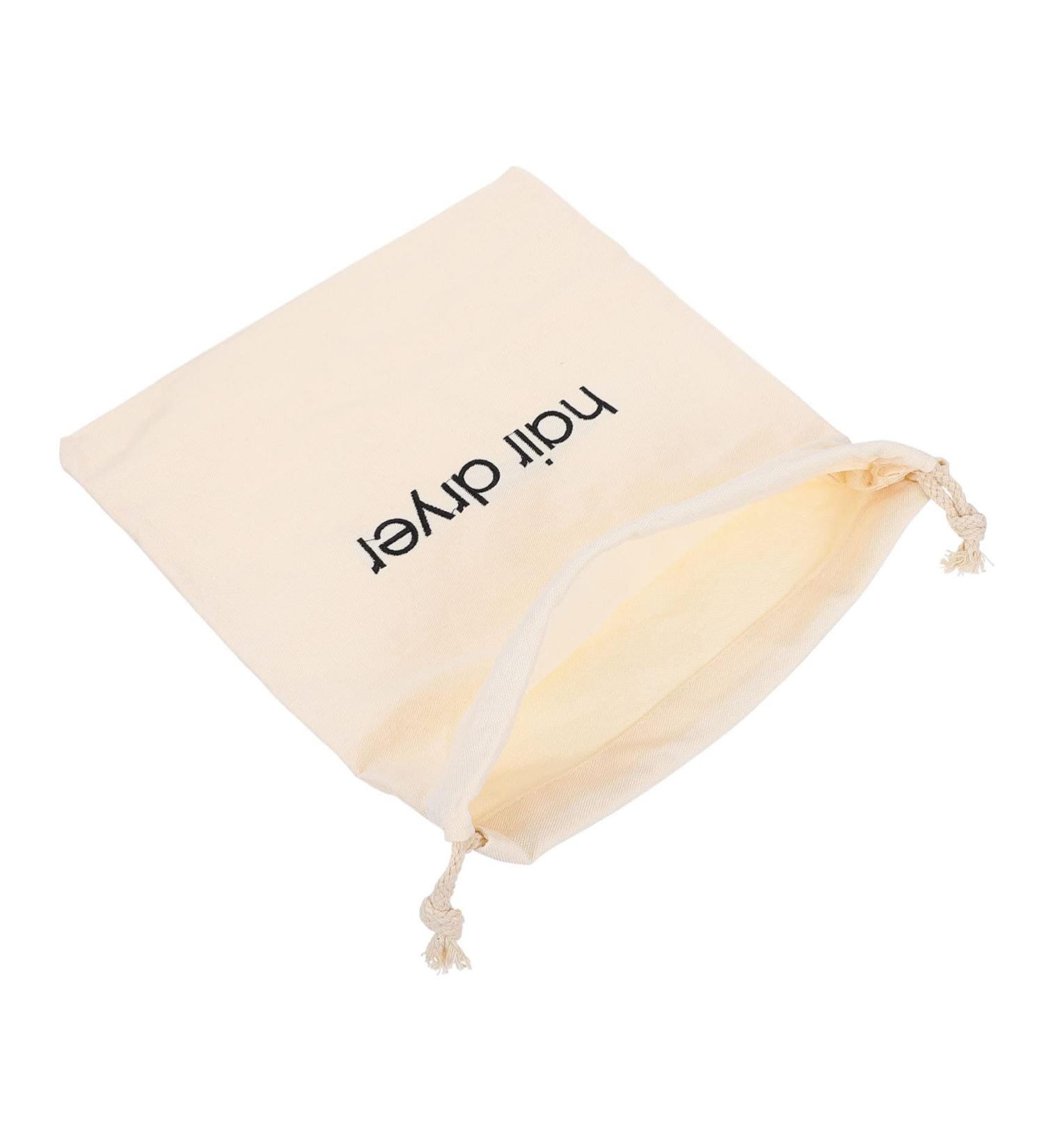 FOMIYES hair dryer storage bag cotton drawstring bags hair dryer container Hair Dryer Organizer jewelry bag 33x30cm Beige - Buy Online on GoSupps.com