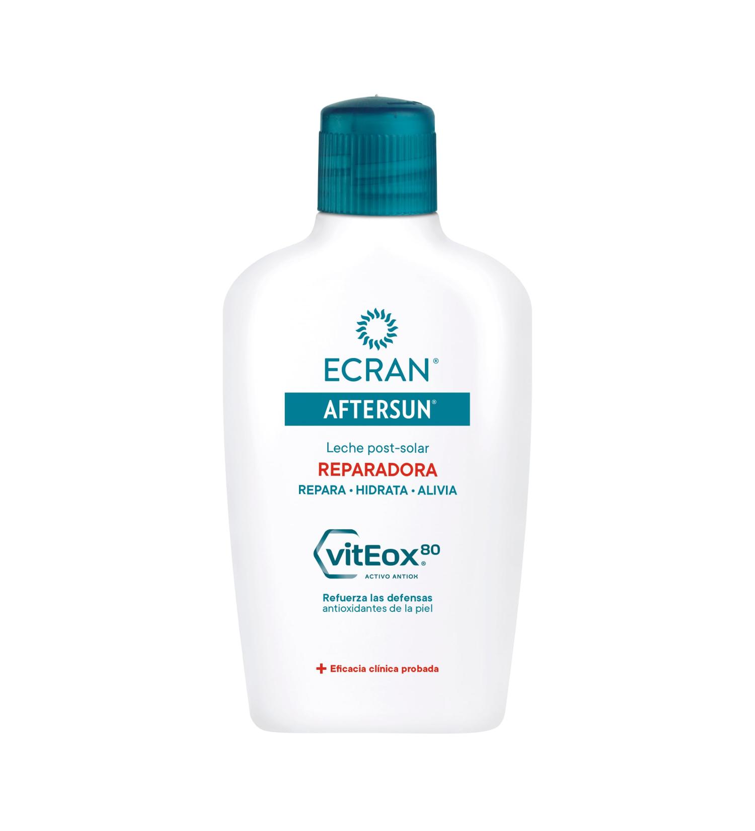 Ecran Aftersun Post-Solar Moisturising Milk - 200ml | Soothing & Repairing After Sun Care - Buy Online on GoSupps.com