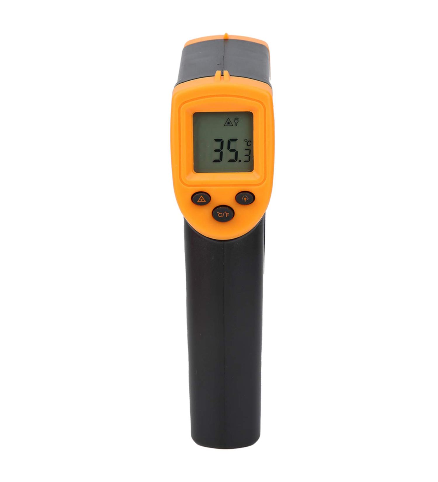 NonContact Thermometer Convenient Lightweight Handheld Temperature Meter LCD Digital HW600 Temperature Measuring Thermometer for Industry(Yellow) - Buy Online on GoSupps.com