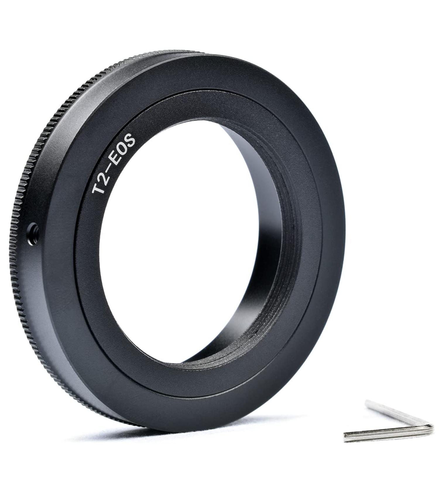 Lightdow T/T2 Mount Lens Adapter Ring for Canon EOS Rebel T3 T7i DSLR Camera - T2-Canon EOS Mount Compatible with Various Canon Models - Buy Online on GoSupps.com