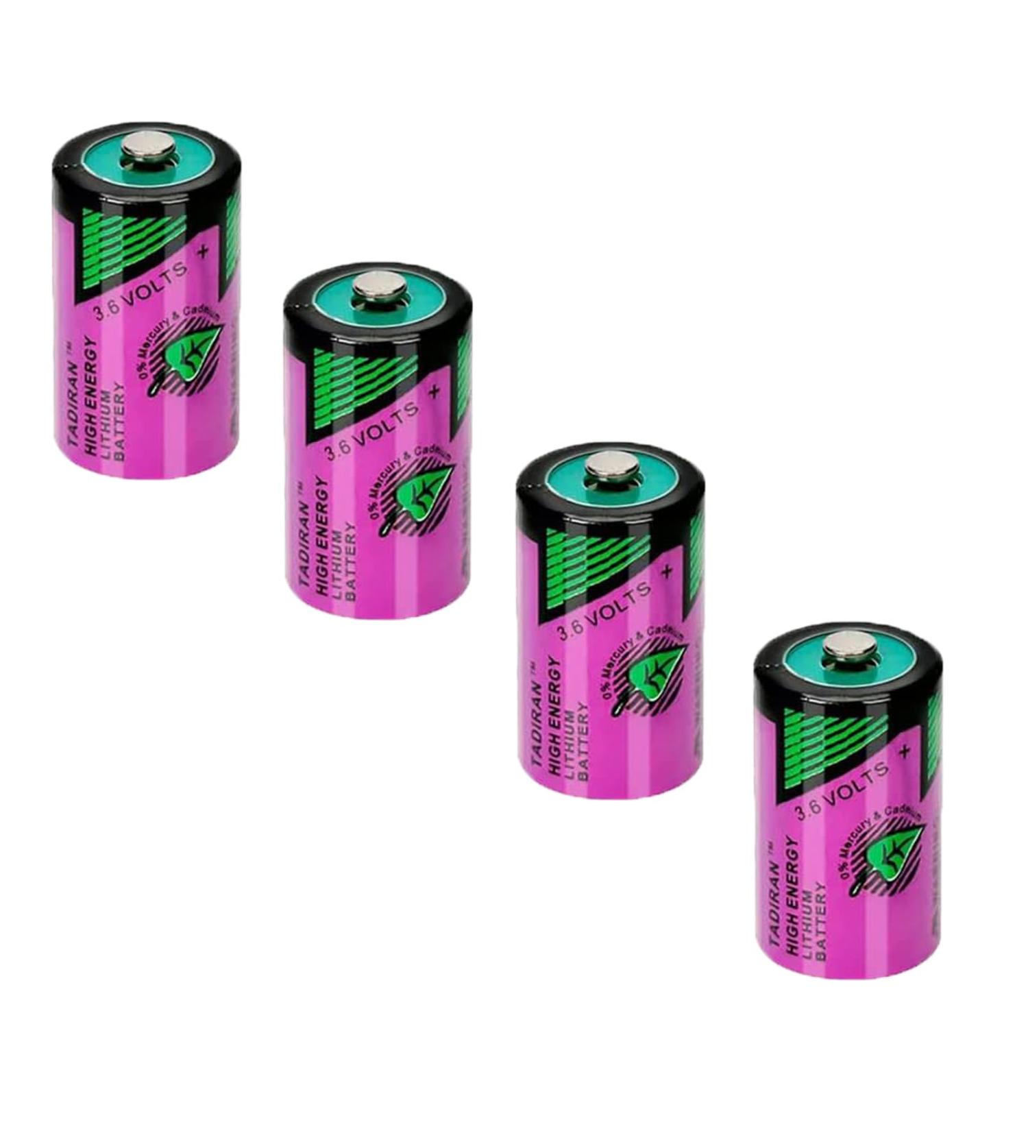 Buy TL-5902 Battery 1200mAh 3.6V - 4 Pack Replacement for Tadiran ER14250 SL-350TL-5902/S TL-2150/S | Global Shipping Available - Buy Online on GoSupps.com
