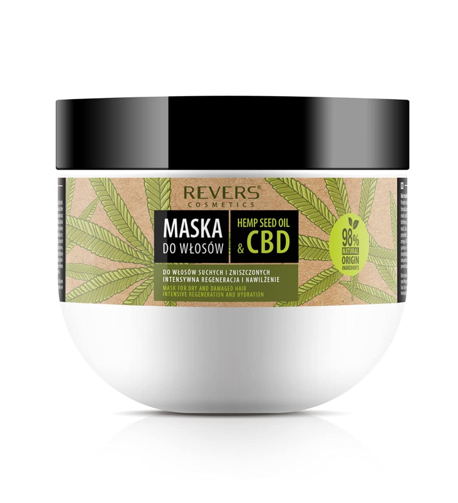  REVERS COSMETICS REVERS COSMETICS Natural CBD Oil Hair Mask for Dry & Damaged Hair - Buy Online on GoSupps.com