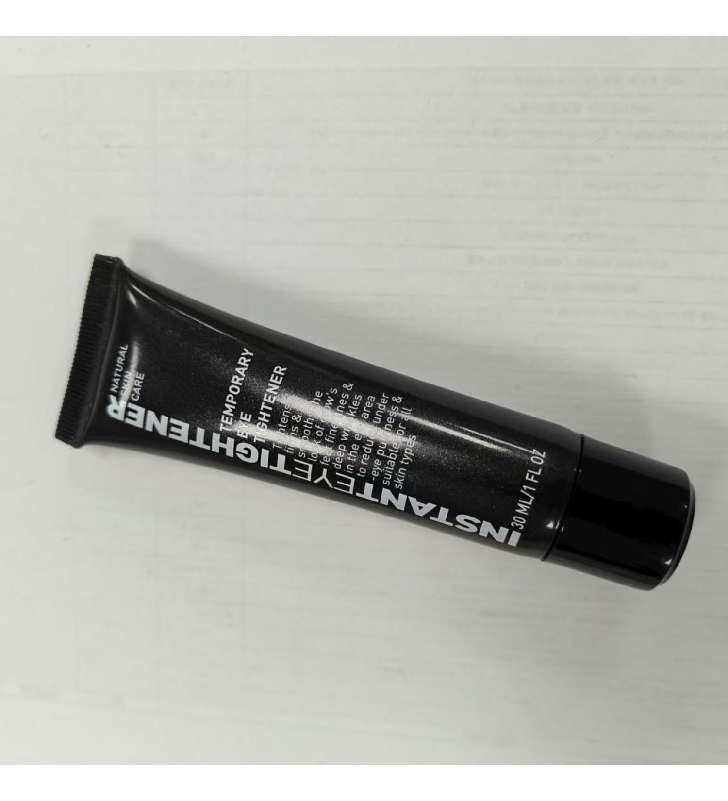 HUSPUR Instant Eye Tightener Temporary Instant Visibly Reduces Wrinkles Under Eye Bags and Wrinkles Filler Fine Lines Tightening and Lifting Cream for Women Men 0.67FL OZ(Pack of 1)