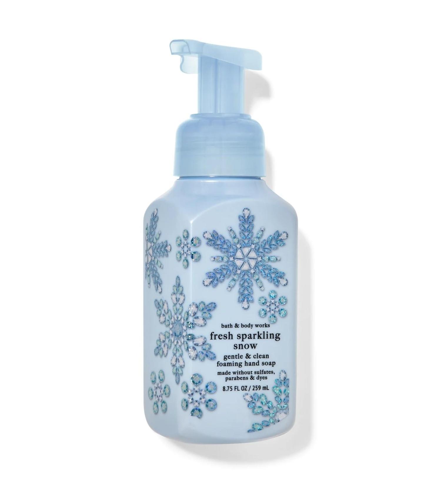 Buy Bath & Body Works Fresh Sparkling Snow Foaming Hand Soap 8.75 Fl Oz - Triclosan Free | International Shipping Available - Buy Online on GoSupps.com