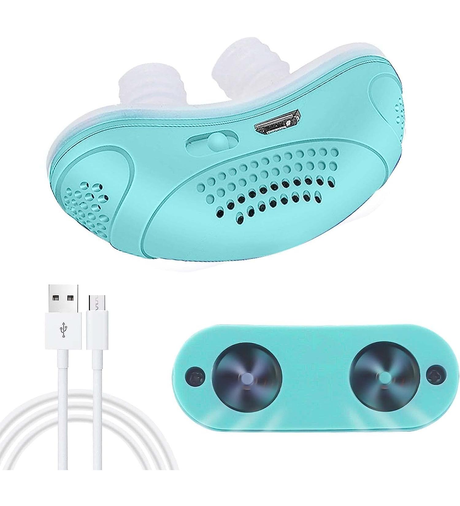 SchildEVO Electric Anti Snoring Device - Mini Sleep Aid for Men and Women, Stop Snoring, Clear Blocked Nostrils - Adjustable Solution - Buy Online on GoSupps.com