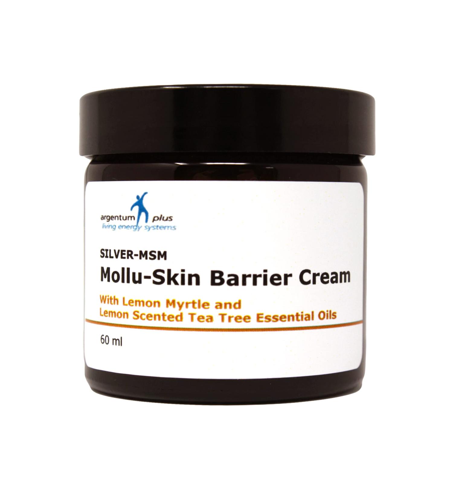 argentum plus - Silver-MSM Mollu-Skin Barrier Cream with Lemon Myrtle 60ml - Buy Online on GoSupps.com