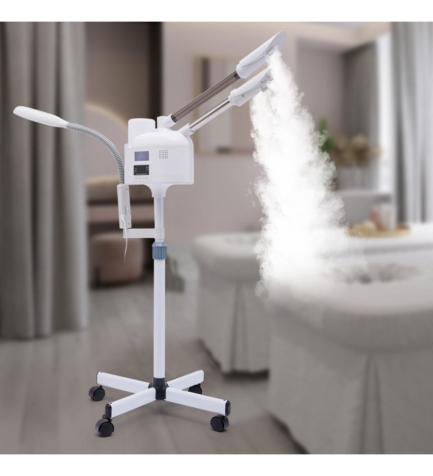  LOYEMAADE 3 in 1 Ozone Facial Spray Spa Spray Cool Nano Thermal Spray LED Light Magnifying Glass Adjustable Height Angle - Buy Online on GoSupps.com