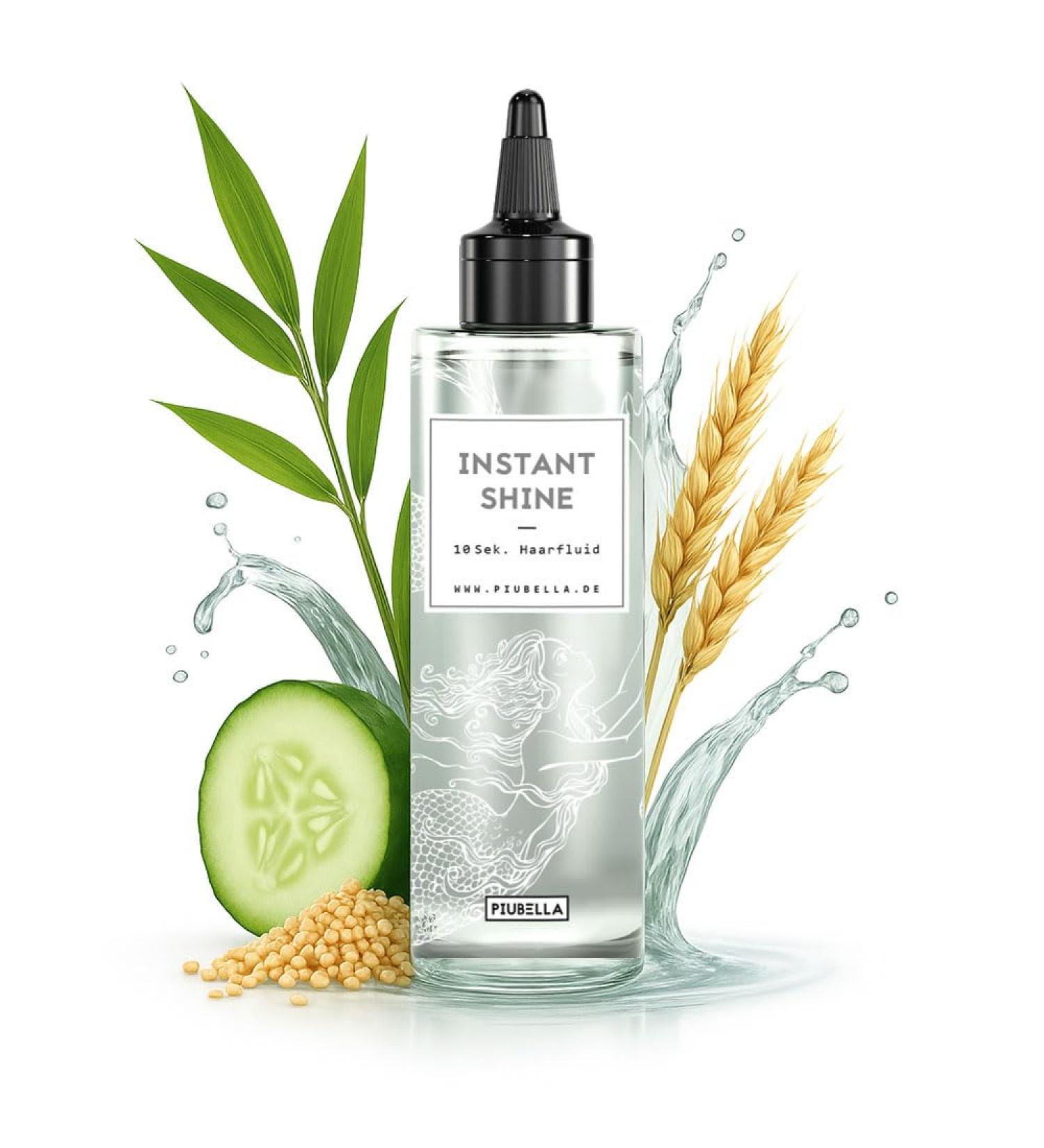 Hans Conzen Kosmetik Piubella INSTANT SHINE for damaged and damaged hair 10 sec Smoothing Water antihair breakage serum 200 ml - Buy Online on GoSupps.com