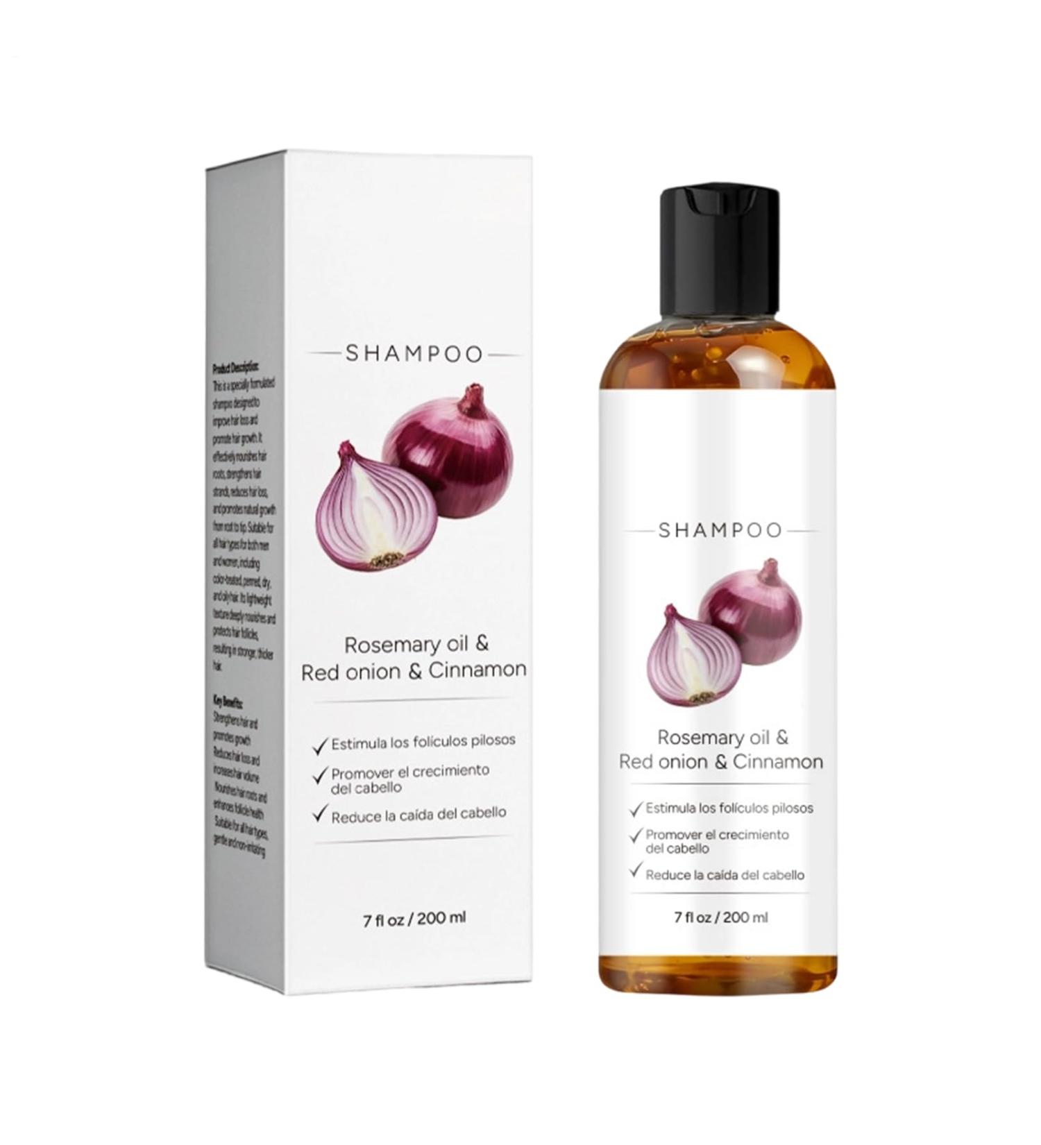 Hair Growth Shampooing - Formule raffermissante naturelle pour cheveux claircissants | Hydrate le cuir chevelu favorise le remplissage et la sant des cheveux | Nettoyant quotidien doux pour hommes - Buy Online on GoSupps.com