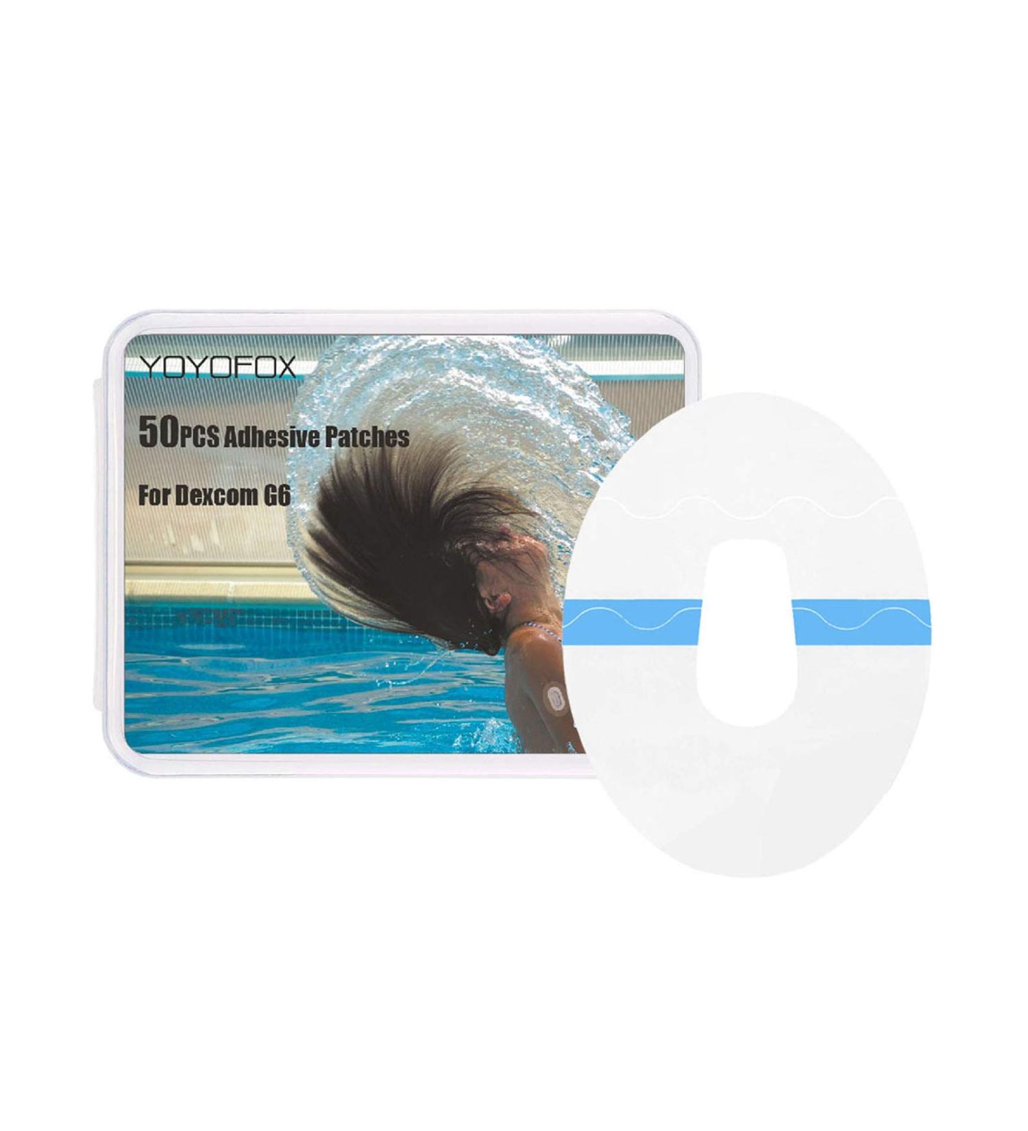 50pcs Dexcom G6 Adhesive Patches - Waterproof & Hypoallergenic, Lasts 10 Days, Latex-Free (50pcs) - Buy Online on GoSupps.com