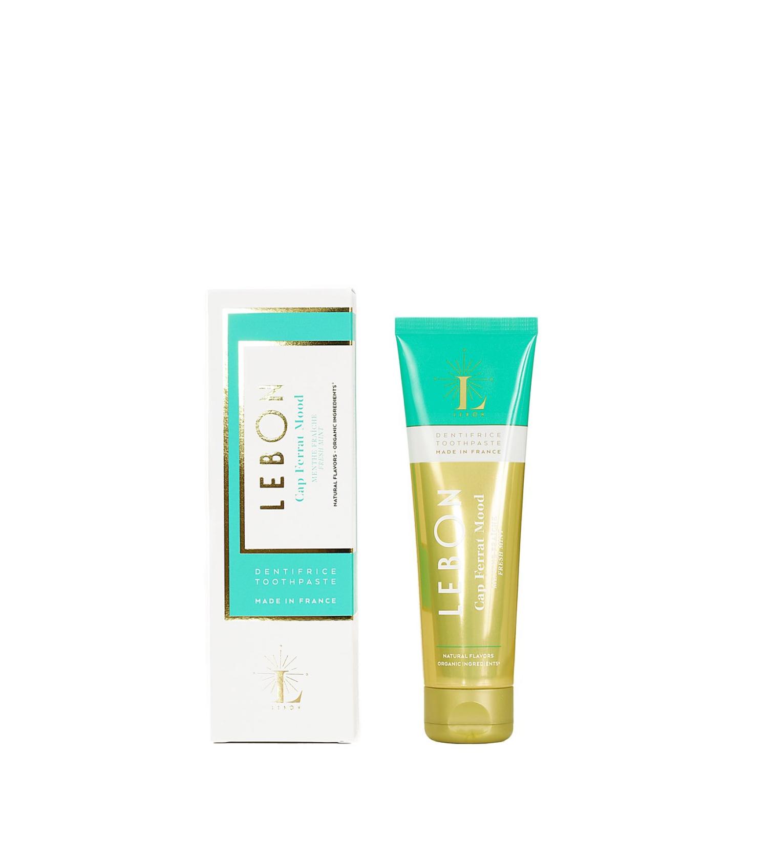 Lebon Cap Ferrat Moud (Fresh Mint) Organic Toothpaste 75 ml