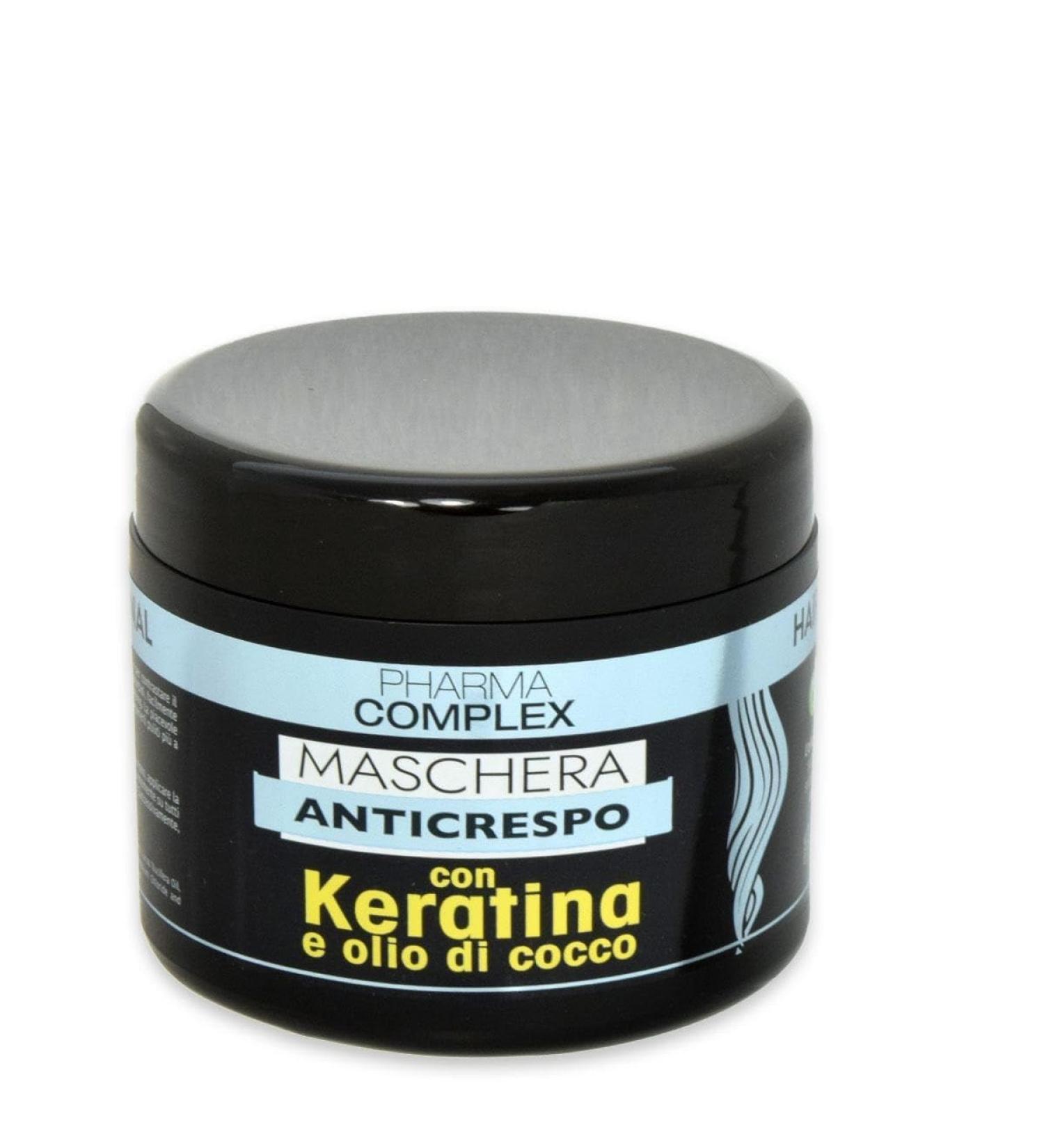 PHARMA COMPLEX PHARMA COMPLEX Anti-frizz mask with keratin and coconut oil 500 ml