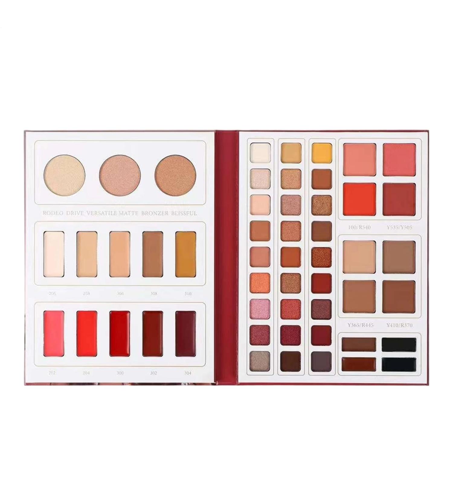 Palette De Fards Paupi res | 52 Couleurs Matte Shimmer et Contour - Kit de Fard Joues et Illuminateur Imperm able - Pour Femmes Usage Quotidien Soir e Performance Sc nique et Soin de la Peau d - Buy Online on GoSupps.com