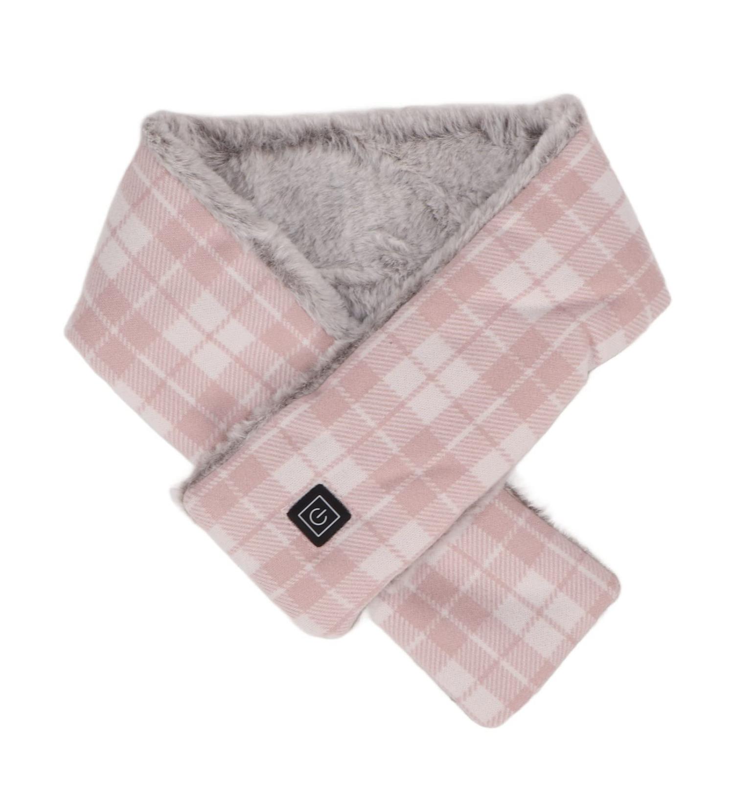 GF RG FH Heating Scarf | Washable Adjustable USB Heated Soft Warm Scarf for Skiing & Outdoor Activities (Pink) - Buy Online on GoSupps.com