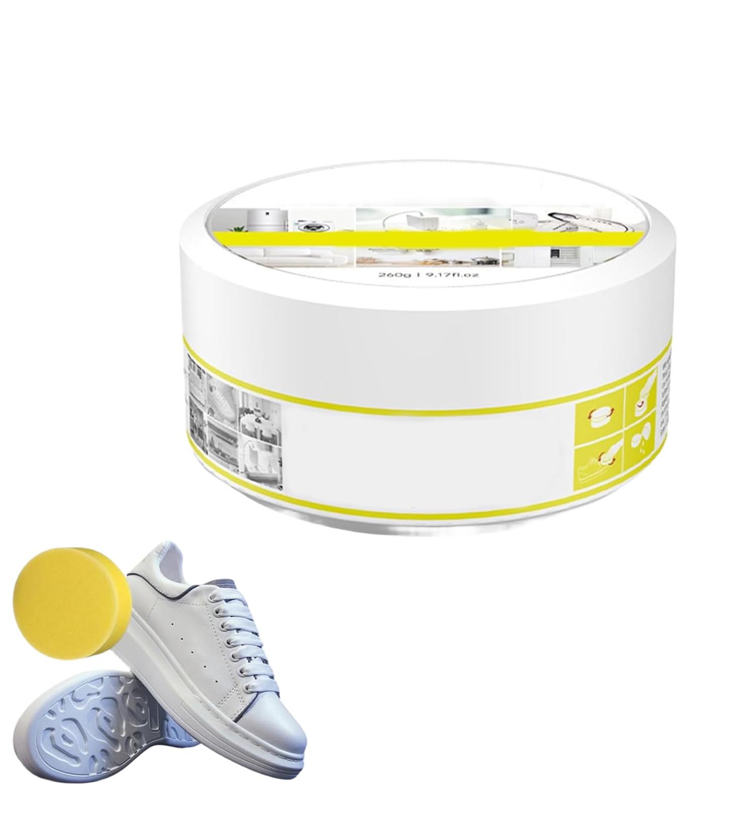 Niksultant White Shoe Cleaner White Shoe Cleaning Cream Multi Purpose Cleaning Cream Footwear and Fabric Renovator Protector Leather Shoe Cleaner Multifunctional Stain Removal Wipe Cream - Buy Online on GoSupps.com