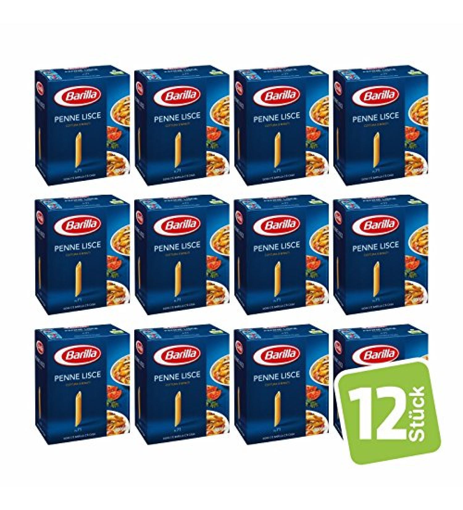 Barilla Barilla - Penne Lisce n.71 Pack of 12 (12 x 500 g)