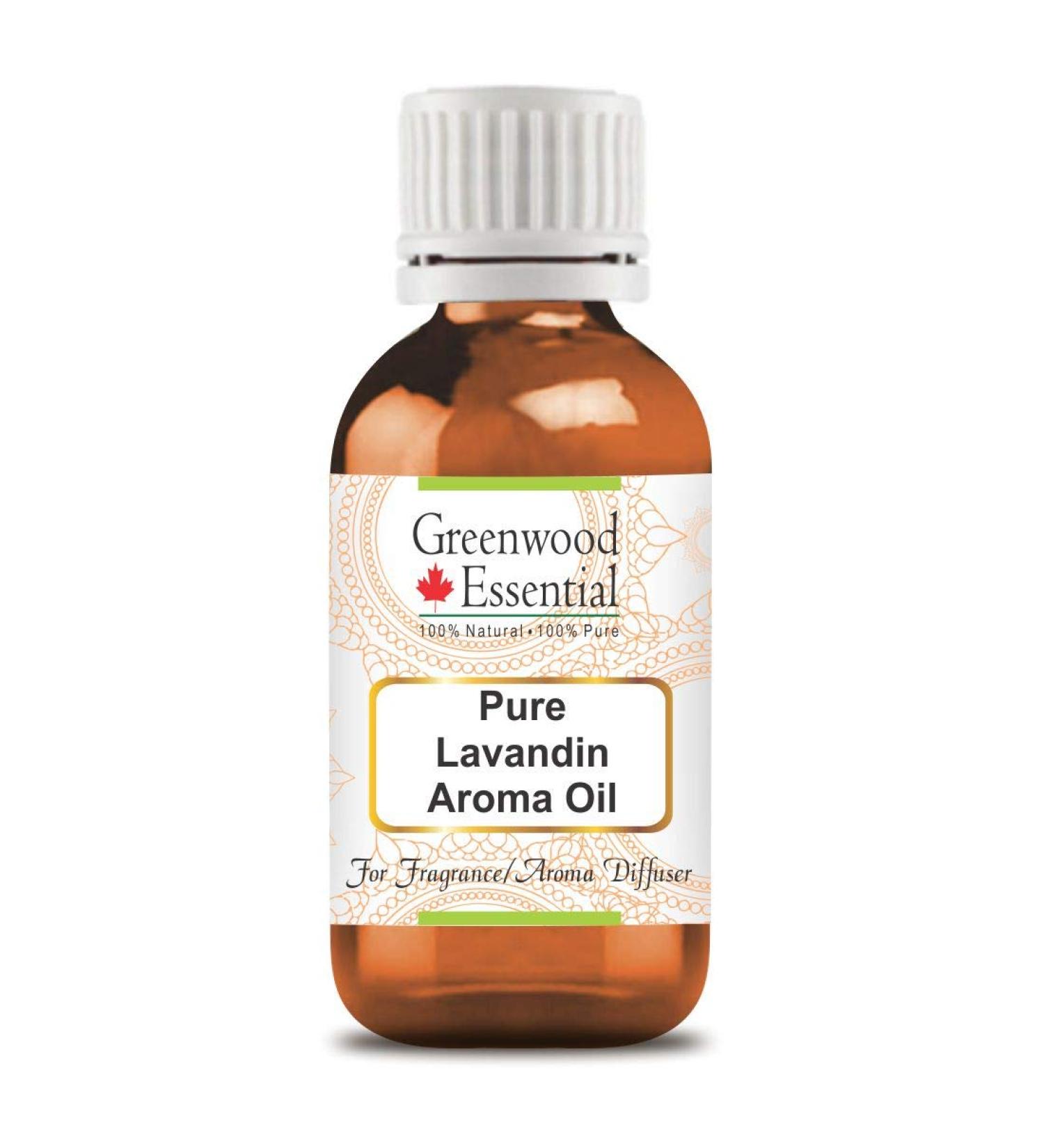 Greenwood Essential Natural Lavandin Aroma Oil - 100% Pure Therapeutic Quality 30ml (1 oz) with Plastic Droppers | Ideal for Aromatherapy Diffusion - Buy Online on GoSupps.com