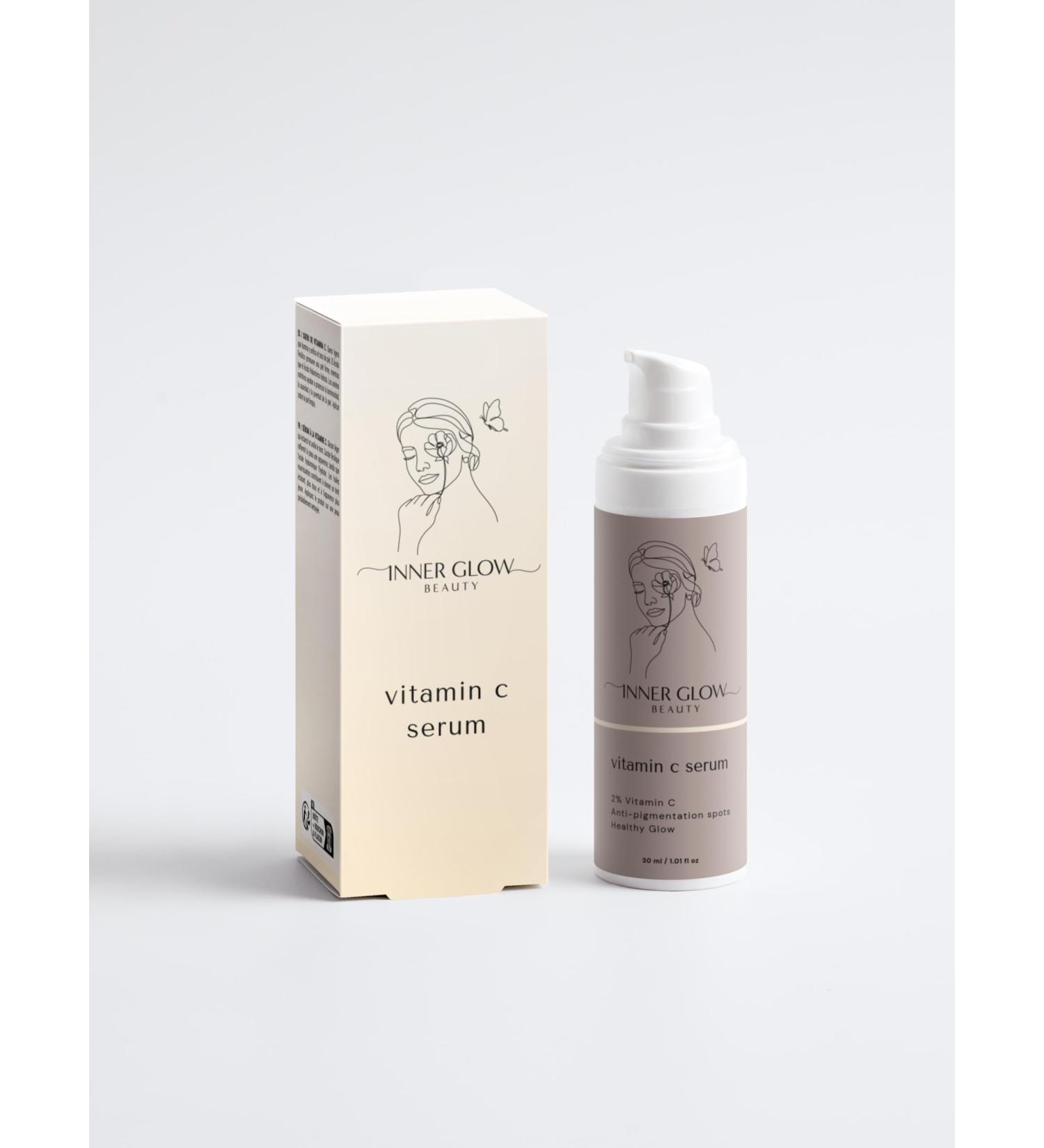 Inner Glow Beauty Radiance C Brightening Serum Facial Formula With Vitamin C Ferulic Acid Sea Buckthron Non Greasy Improves Visible Radiance Lightweight Daily Skin Care 1.01 fl oz - Buy Online on GoSupps.com