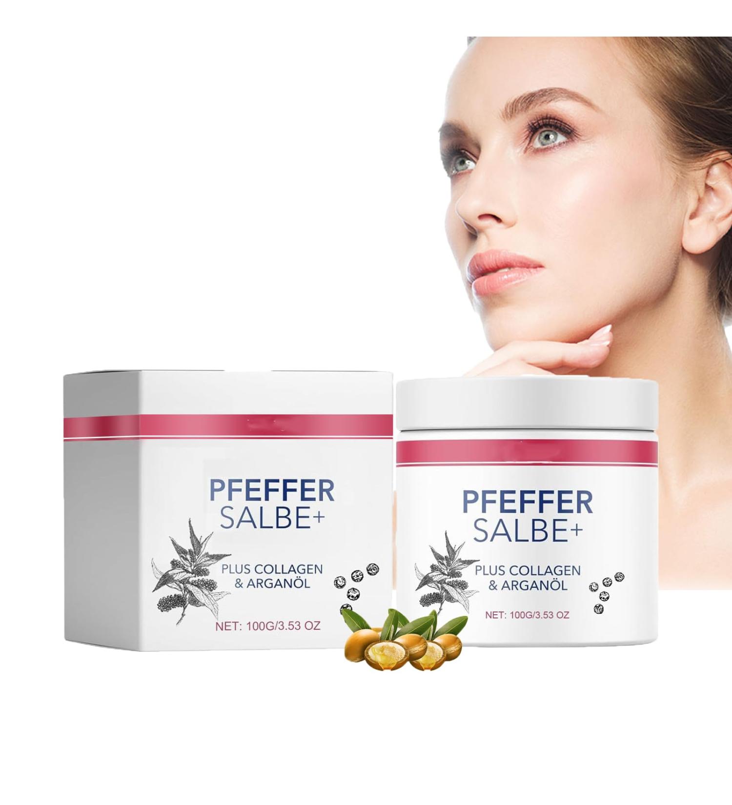 Buy Pepper Ointment Plus - 100ml | Browning Relief with Collages & Argan Oil - International Shipping - Buy Online on GoSupps.com