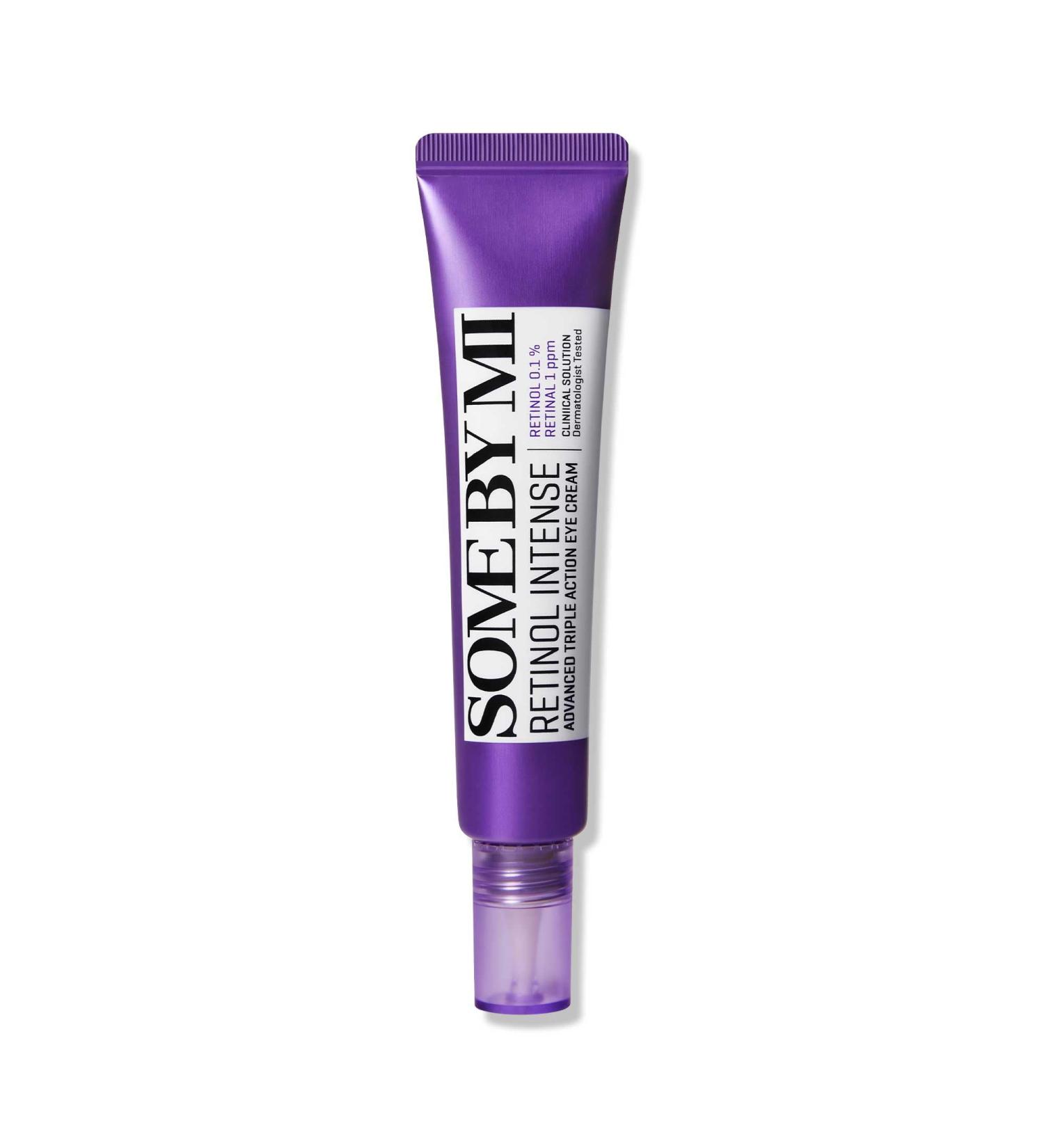 KOLMAR Korea Co Ltd SOME BY MI Retinol Intense Advanced Triple Action Eye Cream 30 ml Korean retinol eye cream against skin aging and fine lines lightens dark circles under the eyes and refines the appearance - Buy Online on GoSupps.com