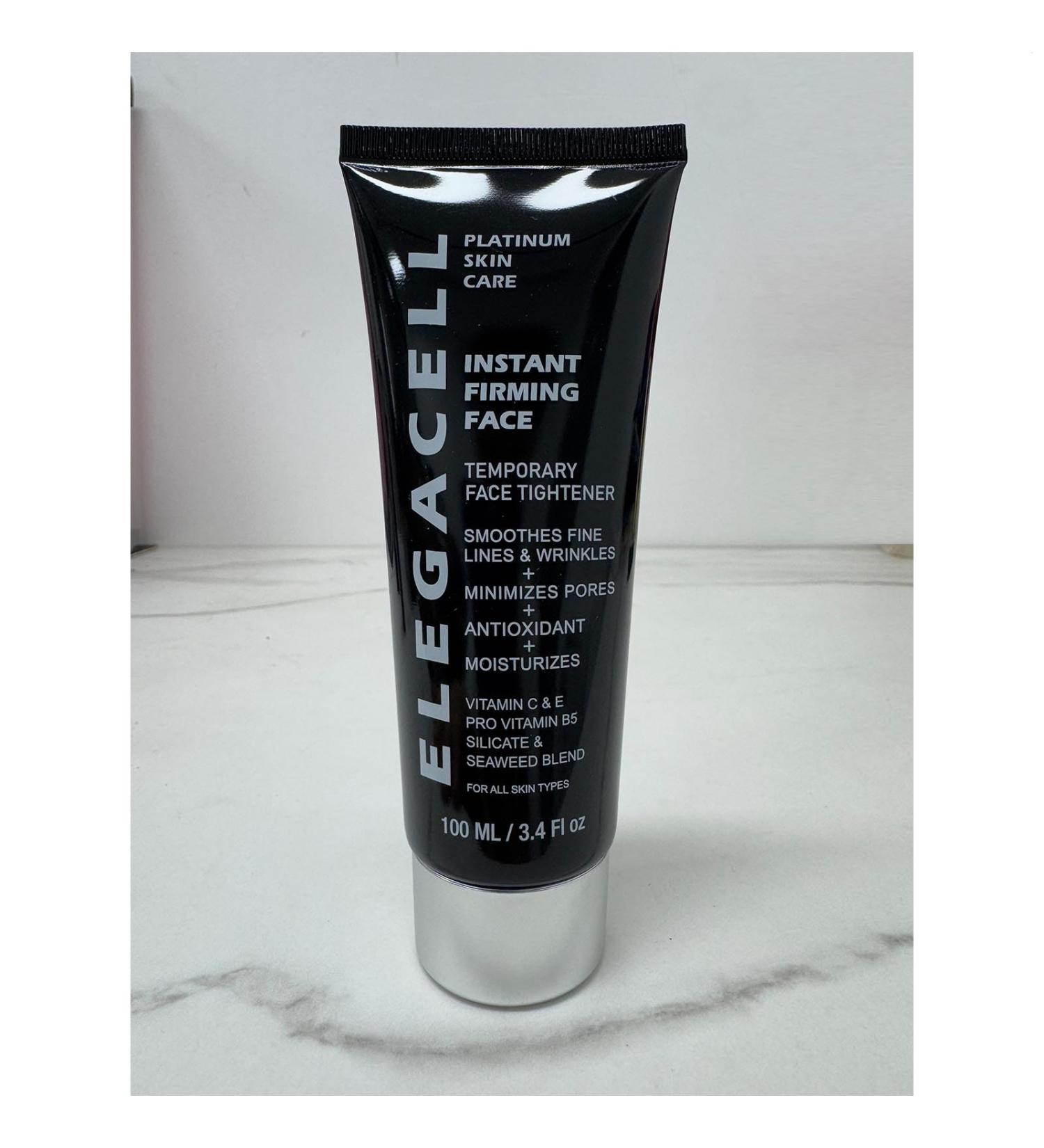 Elegacell Face Tightener Instant Face Lift Cream Temporary Frim Skin Tightening and Lifting Cream - Smooth the Look of Fine Lines for Women -101 ML 3.3 Fl Oz (Pack of 1)