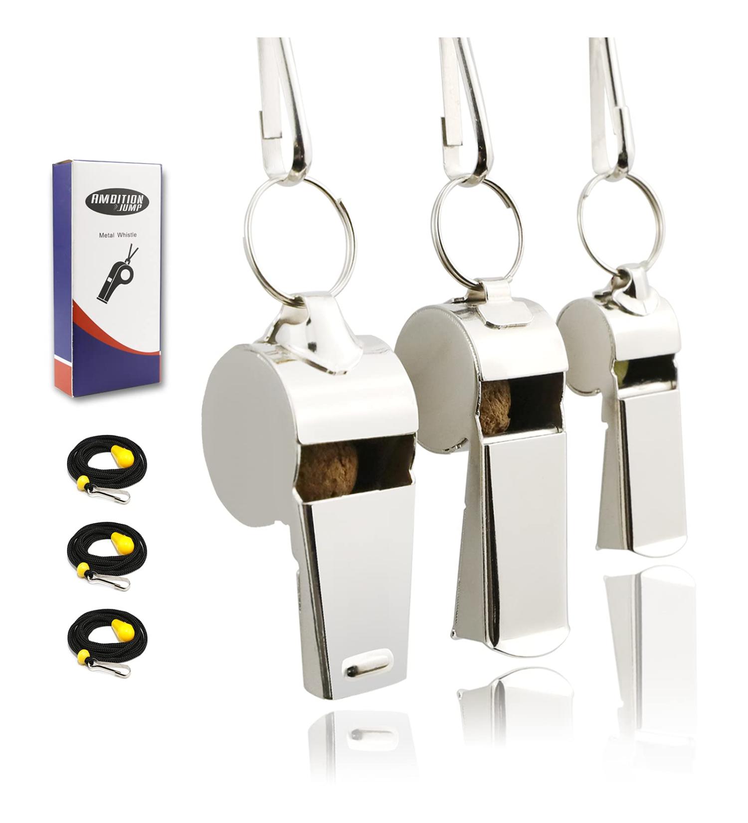 AMBITIONJUMP Coach Whistle with Lanyard - Multi-Purpose Sports, Referee, Police, Teacher, Lifeguard Whistle for Kids - Family-Friendly Design - Buy Online on GoSupps.com