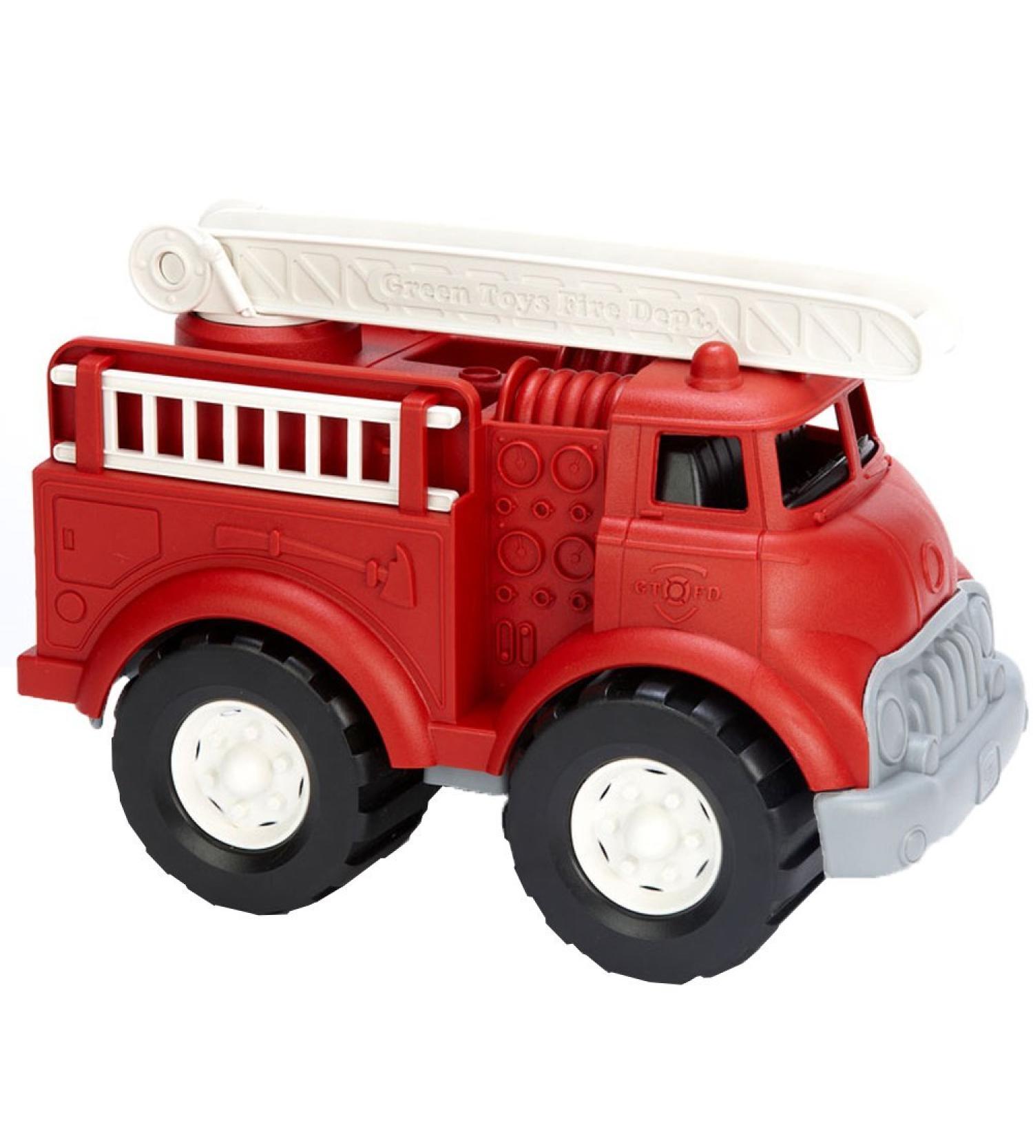 Green Toys Fire Truck - Eco-Friendly, BPA & Phthalates Free Toy for Kids | Enhance Fine & Gross Motor Skills - Buy Online on GoSupps.com