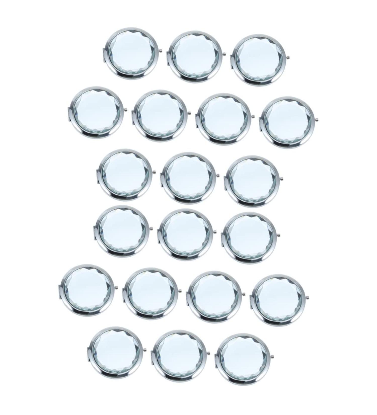 FOMIYES 20 Pcs Folding Vanity Mirror - Handheld Mini Wallet Mirror for Women - Small Pocket Cosmetic Mirrors - Bulk Pack (White, 2pcs) - Buy Online on GoSupps.com