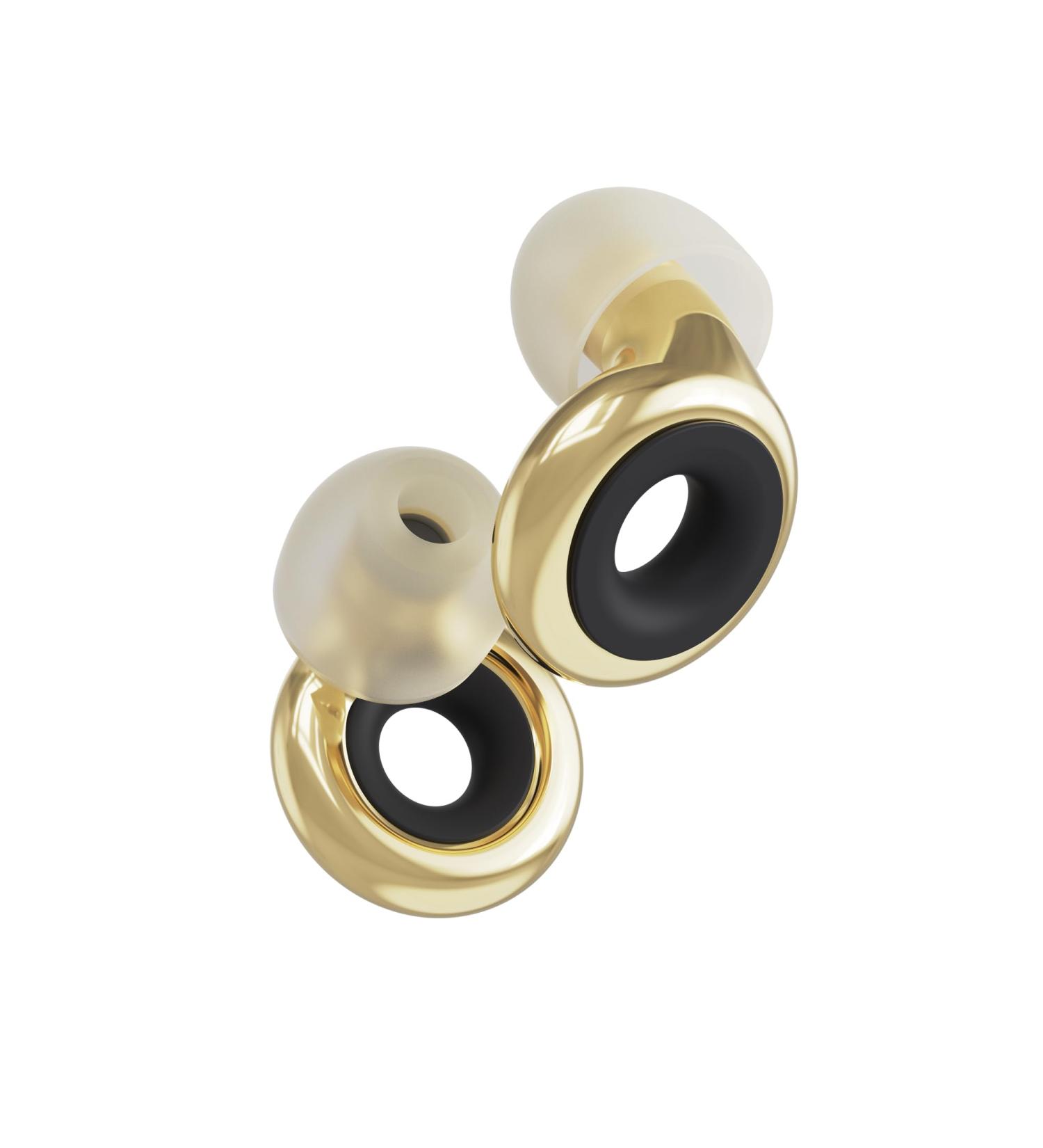 Loop Experience Plus Earplugs | High Fidelity Hearing Protection for Musicians DJs & Concerts | 18dB Noise Reduction | Includes Extra Accessories - Gold - Buy Online on GoSupps.com