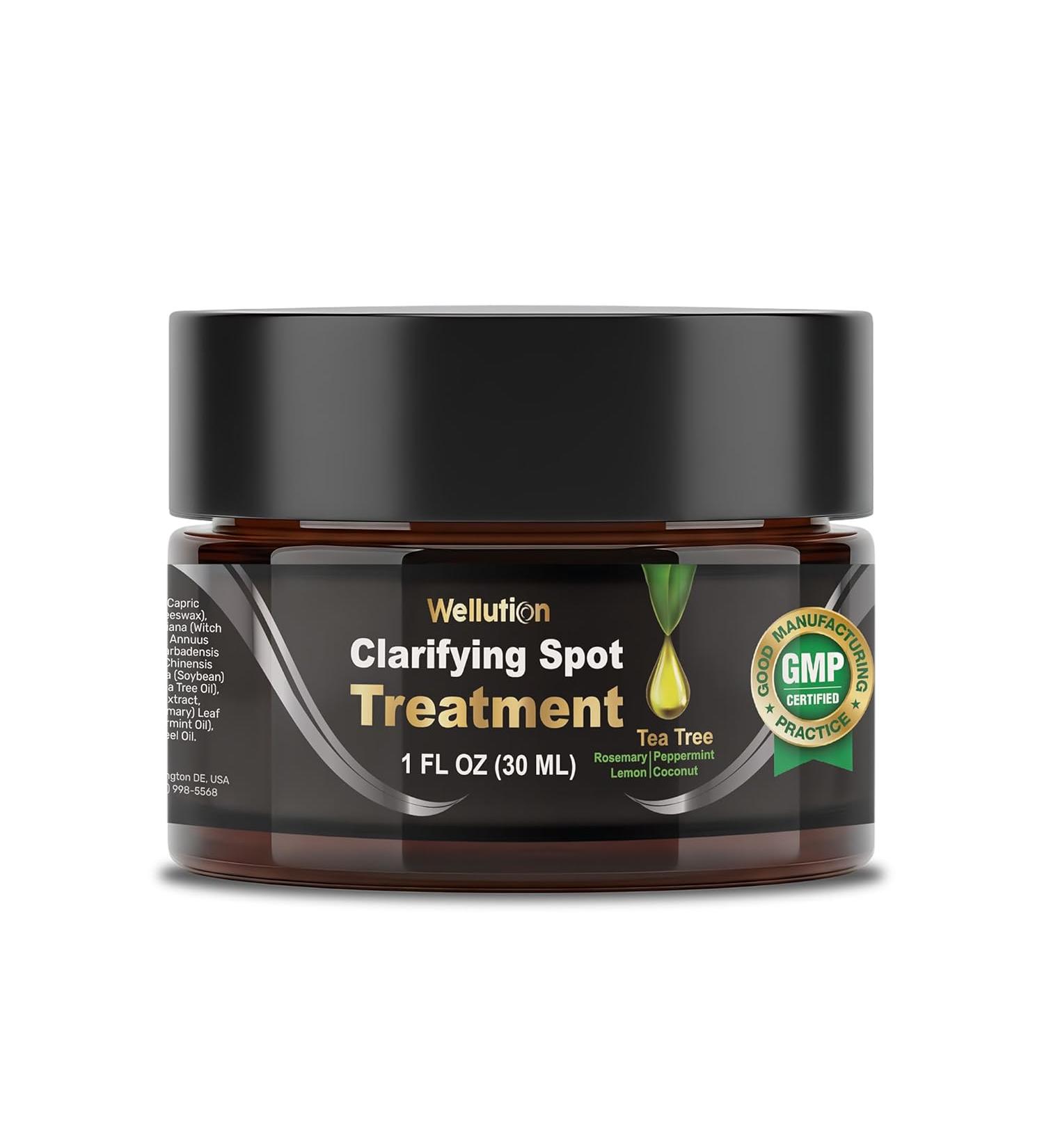 Cystic Acne Treatment & Scar Remover - USA Made Severe Acne Cleanser with Tea Tree Oil - Prevent Breakouts - Natural Pimple Cream - Buy Online on GoSupps.com