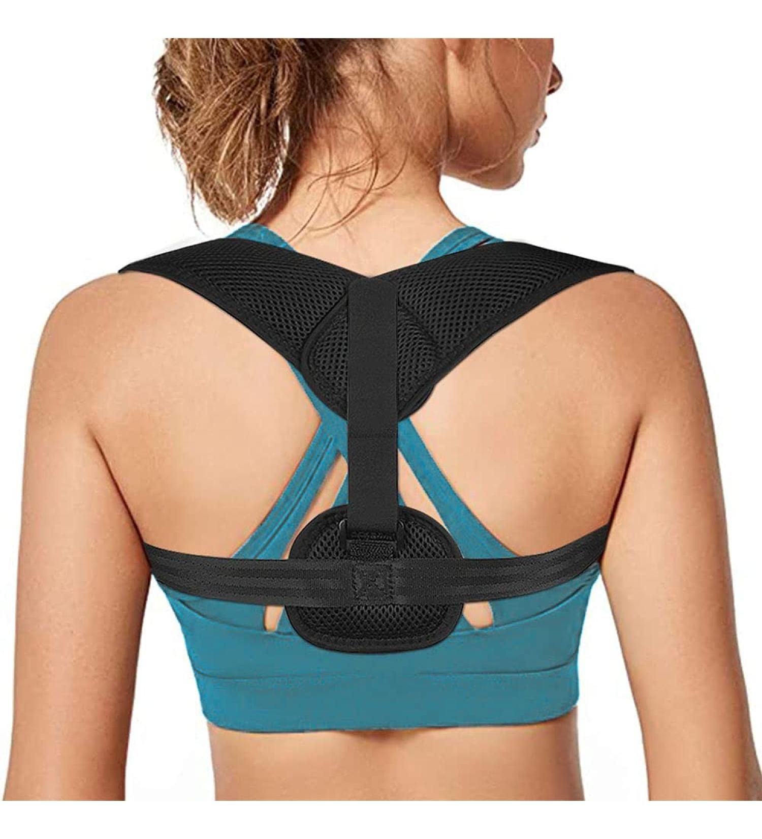Posture Corrector for Women & Men | Adjustable Back Straightener & Clavicle Support for Spinal Pain Relief - Buy Online on GoSupps.com