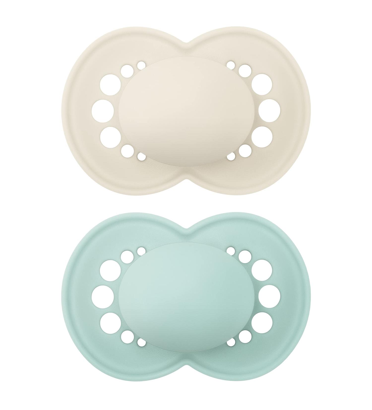 MAM Original Matte Pacifier (2 pack 1 Sterilizing Pacifier Case) Pacifiers 6 Plus Months Unisex Baby Pacifier Best Pacifiers for Breastfed Babies Sterilizing Storage Case - Buy Online on GoSupps.com