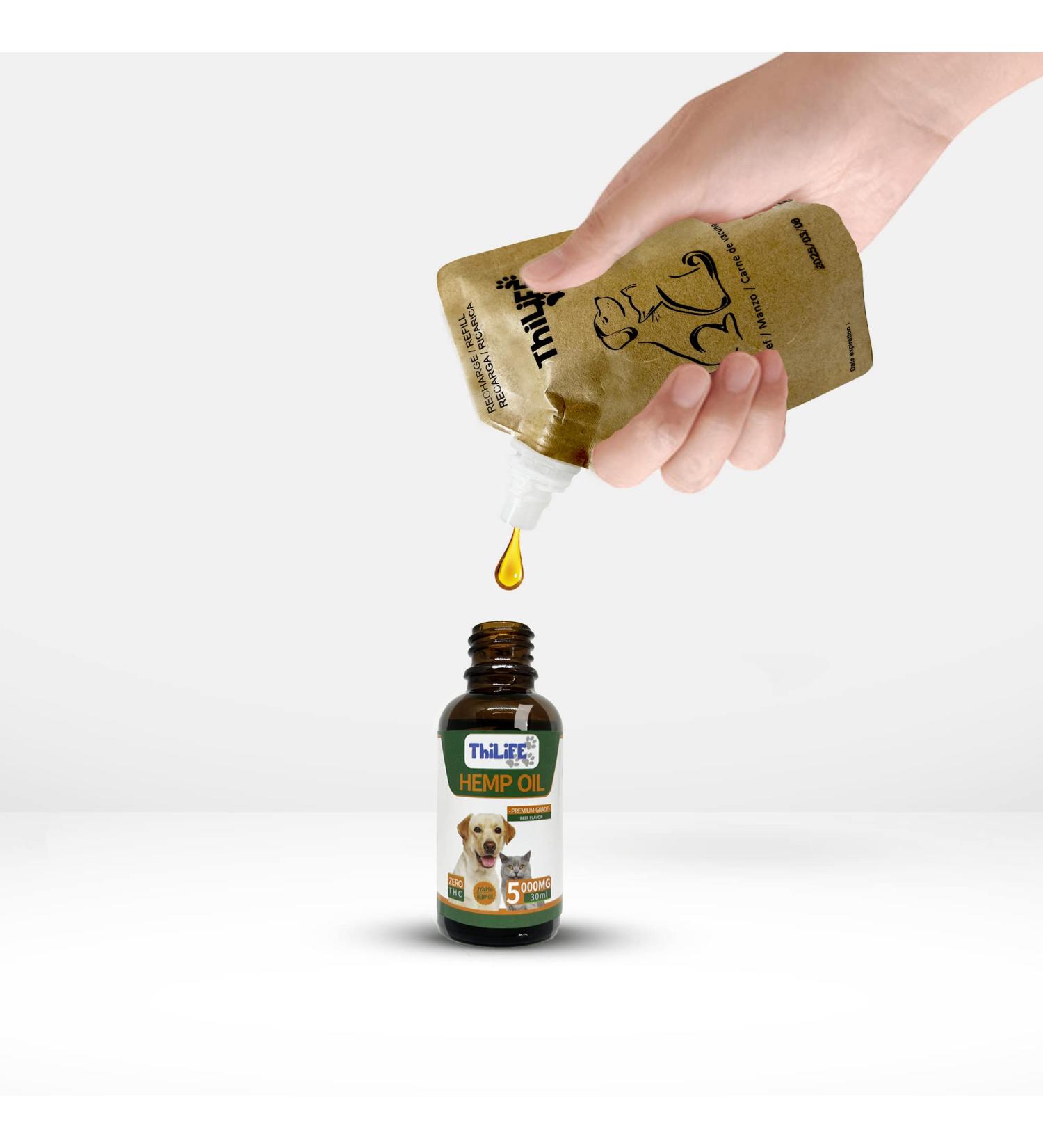 Thilife | 100 ML Refill for 30 ML Product Beef Flavor Only | Don't Throw Away Your Bottle Refill It - Buy Online on GoSupps.com