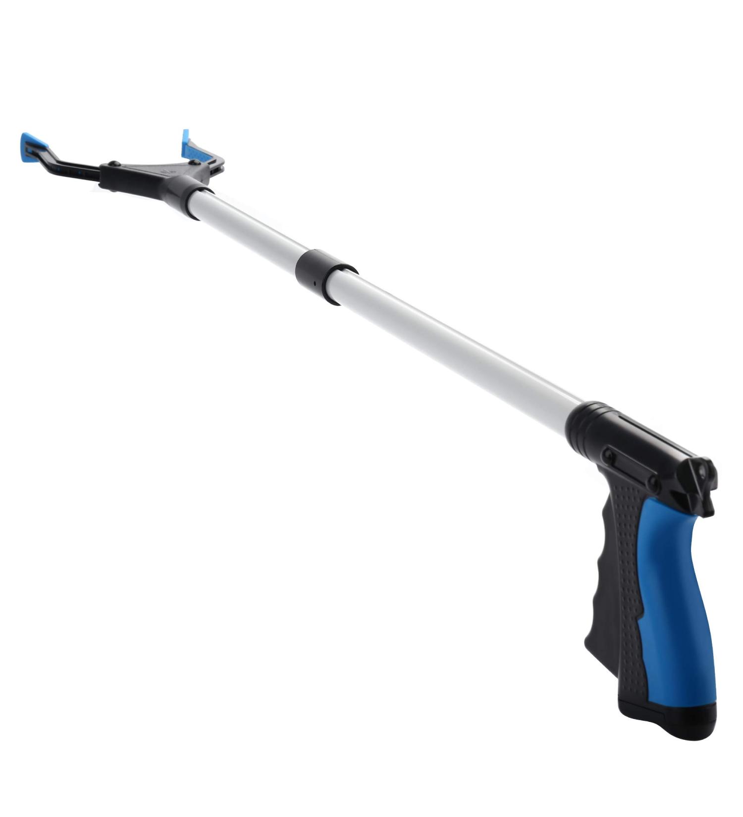 Reacher Grabber Tool  32" Grabbers for Elderly  Lightweight Extra Long Handy Trash Claw Grabber  Reaching Assist Tool for Trash Pick Up  Nabber  Litter Picker  Arm Extension (Blue) - Buy Online on GoSupps.com