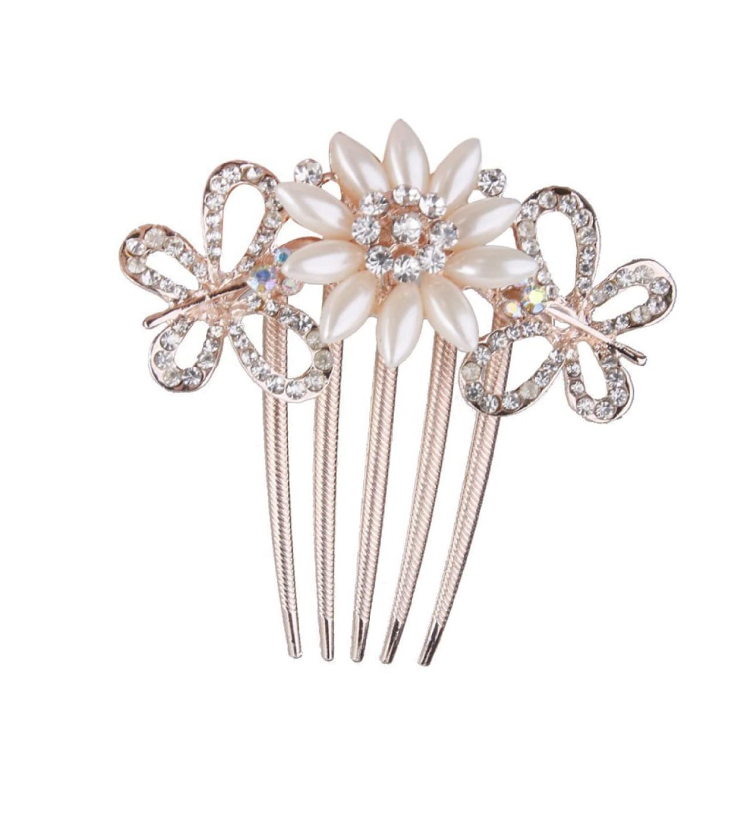 DOITOOL Bride Hair Comb Pearl Hair Accessories Women Hair Accessories Wedding Hair Ornaments Hair Accessories for Women Bridal Hair Accessories Hair Clip Artificial Women's - Buy Online on GoSupps.com