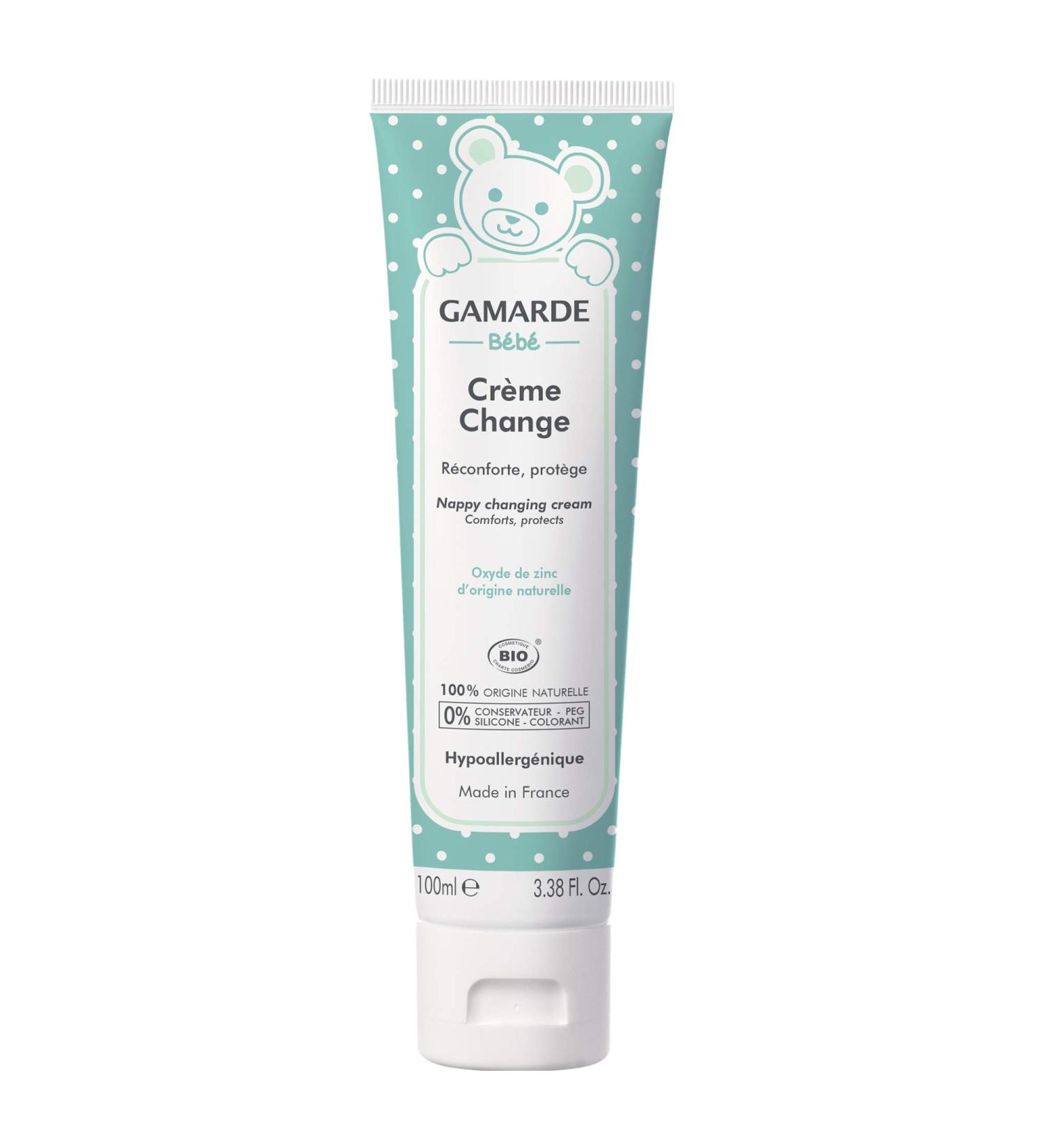 Gamarde Bio-Cosmetics Baby Diaper Cream - 100% Natural Zinc Protection for Rashes & Moisture | Wound Care Cream for Baby's Bottom | 100ml - Buy Online on GoSupps.com