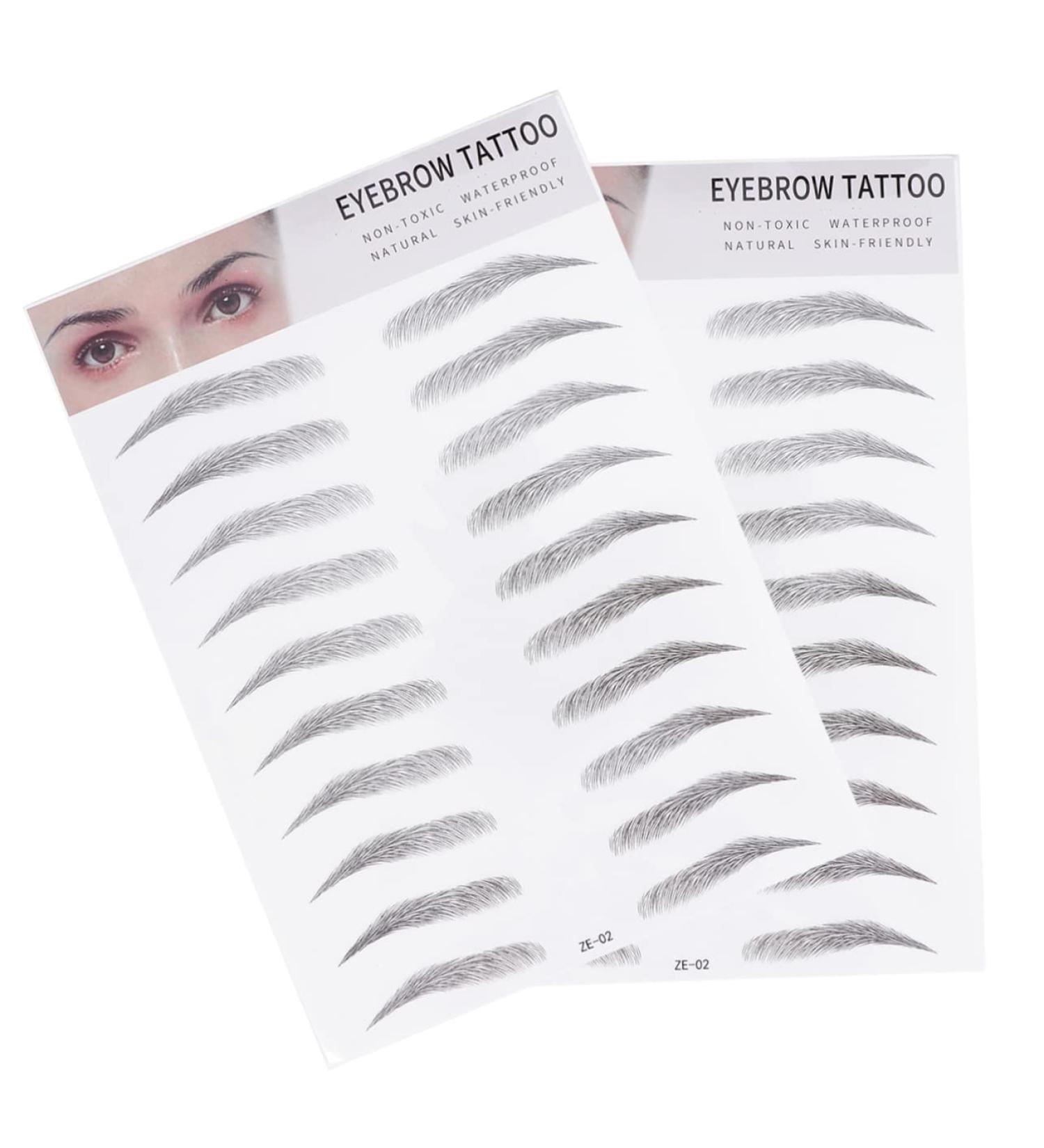 Lurrose 3D Eyebrow Stickers Set for Women - Makeup Tool for Eyebrow Tattoo, Transfer, and Stencils - Buy Online on GoSupps.com