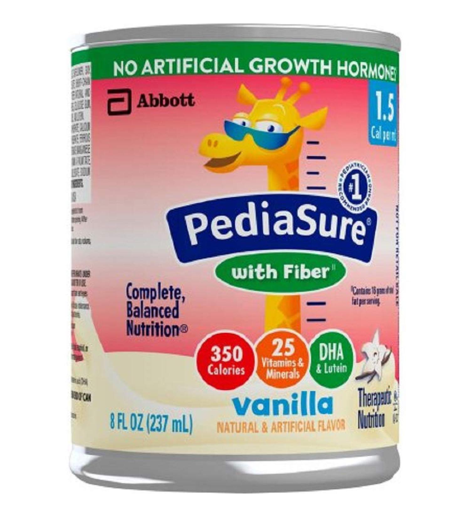 PediaSure 1.5 Cal with Fiber Vanilla / 8 fl oz can/case of 24