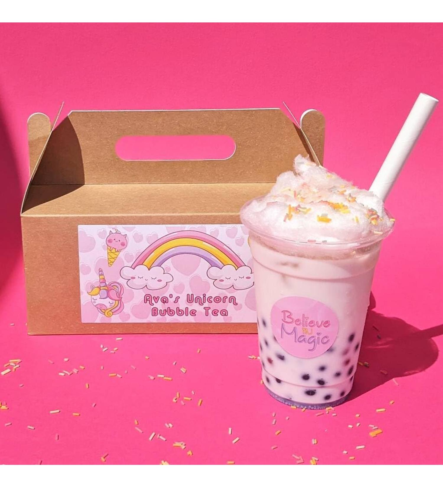 Personalised Unicorn Bubble Tea Kit - Buy Online on GoSupps.com