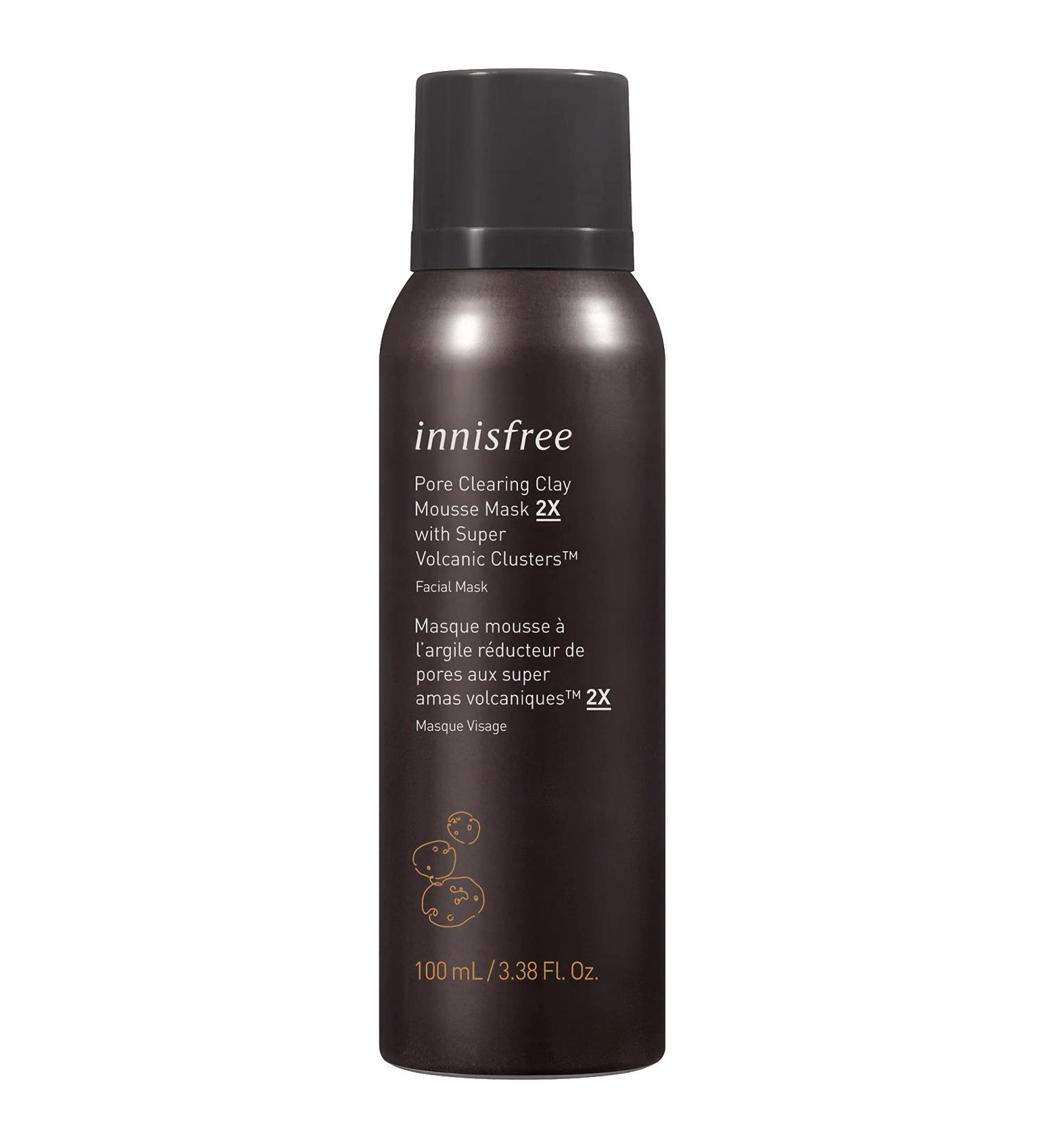 Innisfree Pore Clearing Clay Mousse Mask 2X - 3.38 Fl Oz (Pack of 1) - Buy Online on GoSupps.com