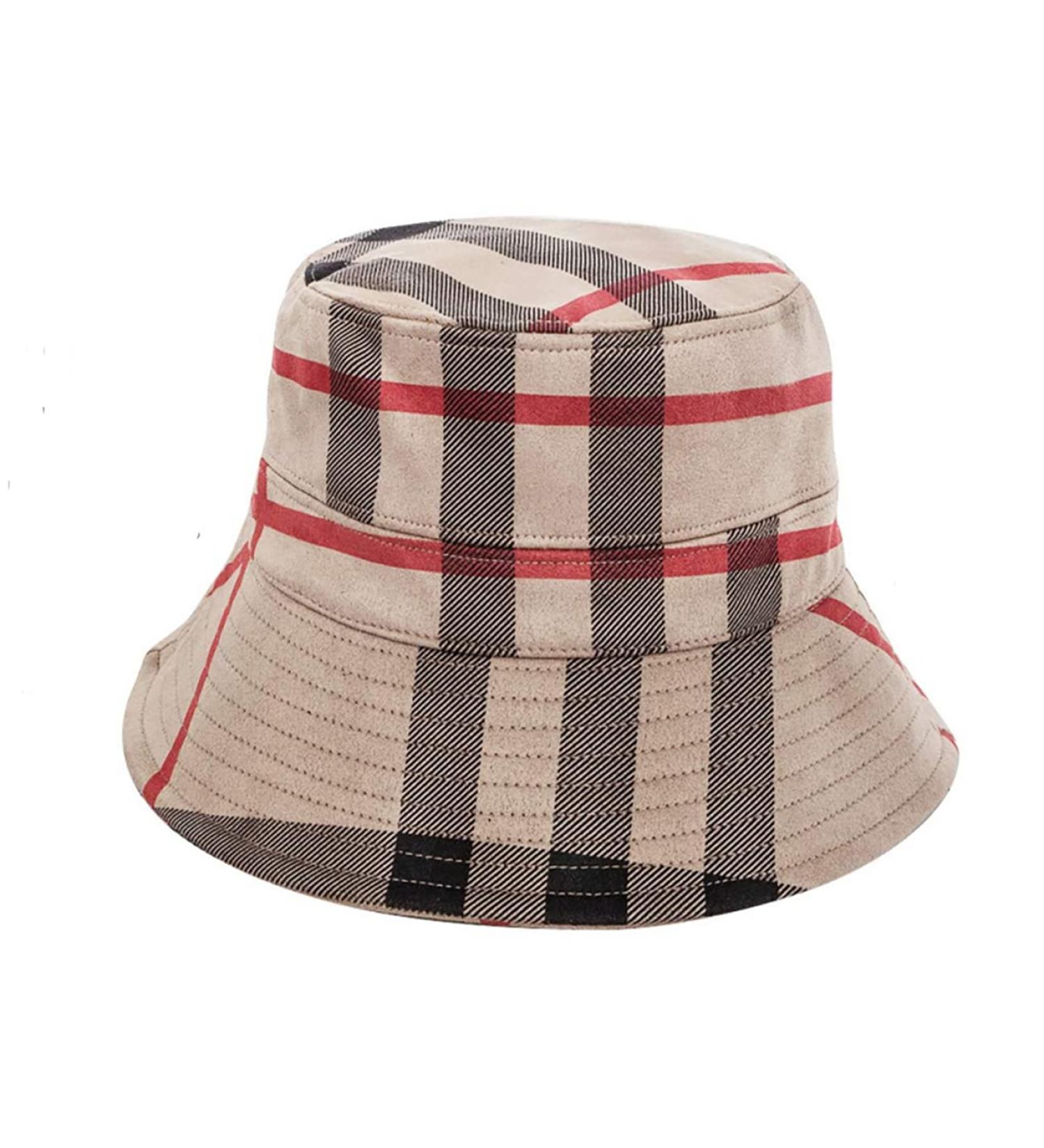 RUINUO Women's Cotton Plaid Bucket Hat - Colorful Sun Hat for Summer Travel - Buy Online on GoSupps.com