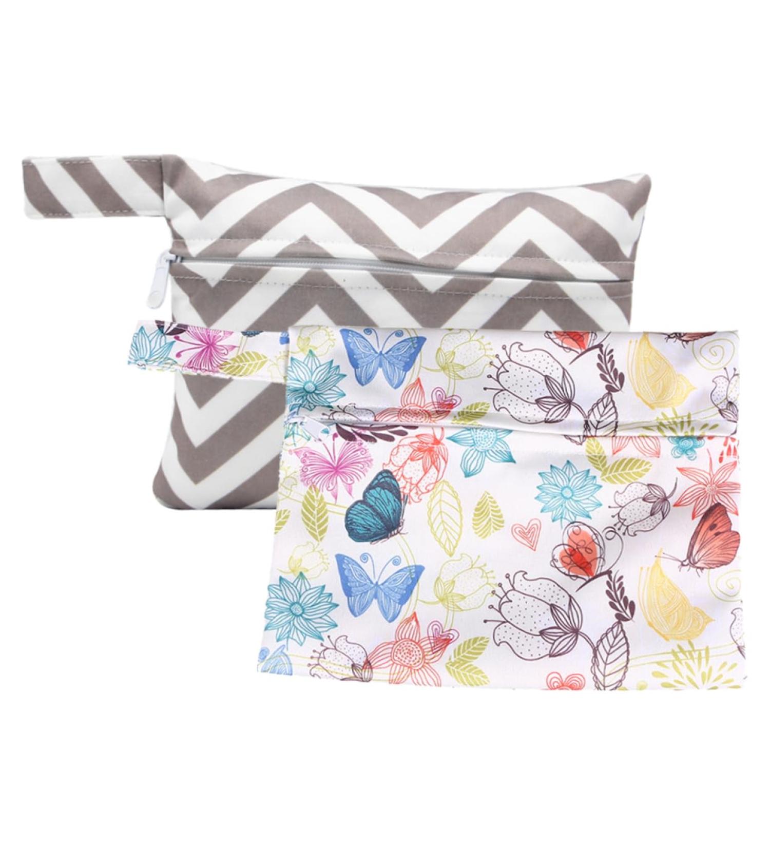 Healeeved 2-in-1 Storage Bag | Zipper Reusable Tampon Holder & Waterproof Diaper Bag | Beautiful Period Pocket for Daily Use - Buy Online on GoSupps.com