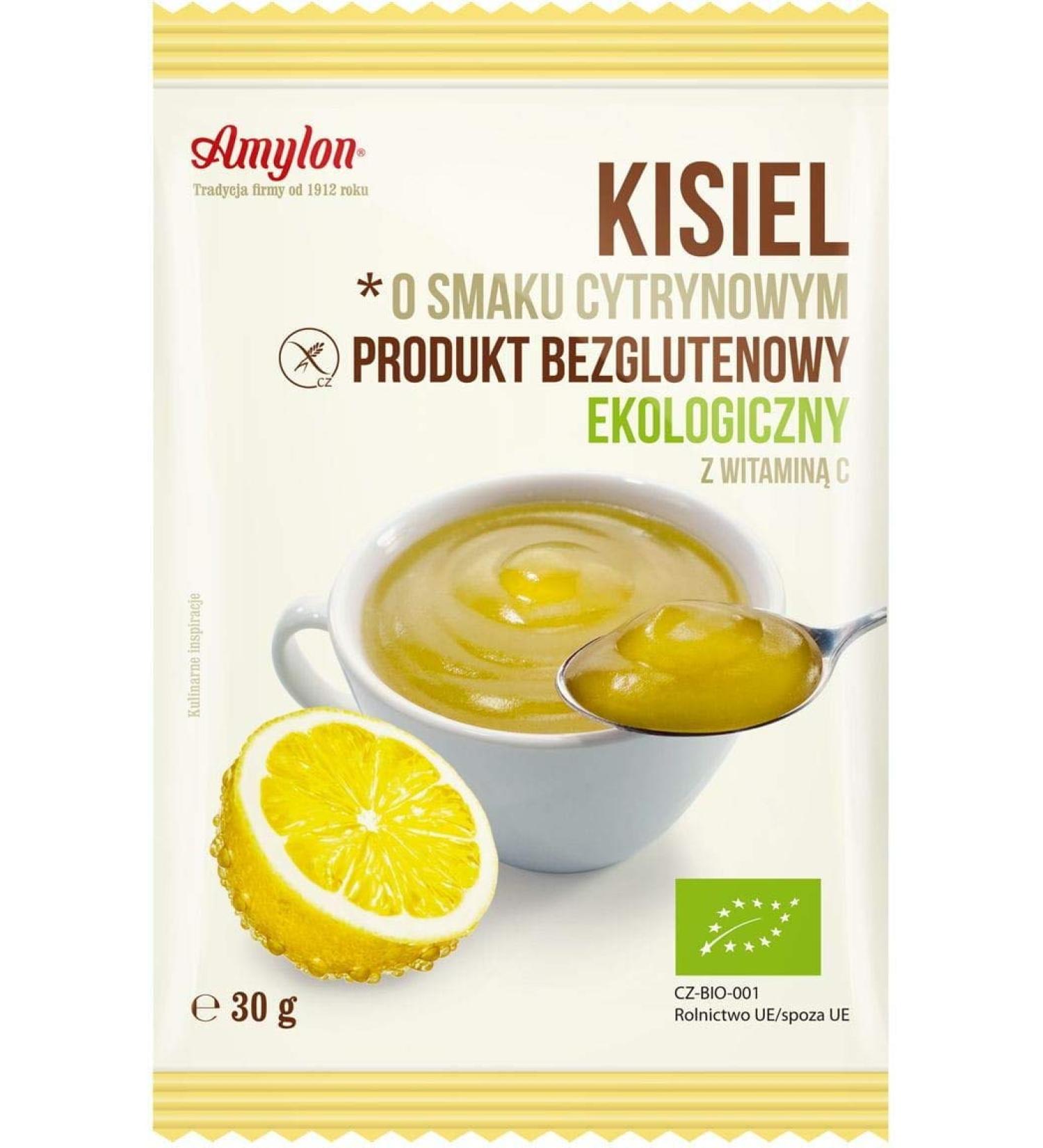 Lemon flavored jelly gluten free BIO 30 g AMYLON