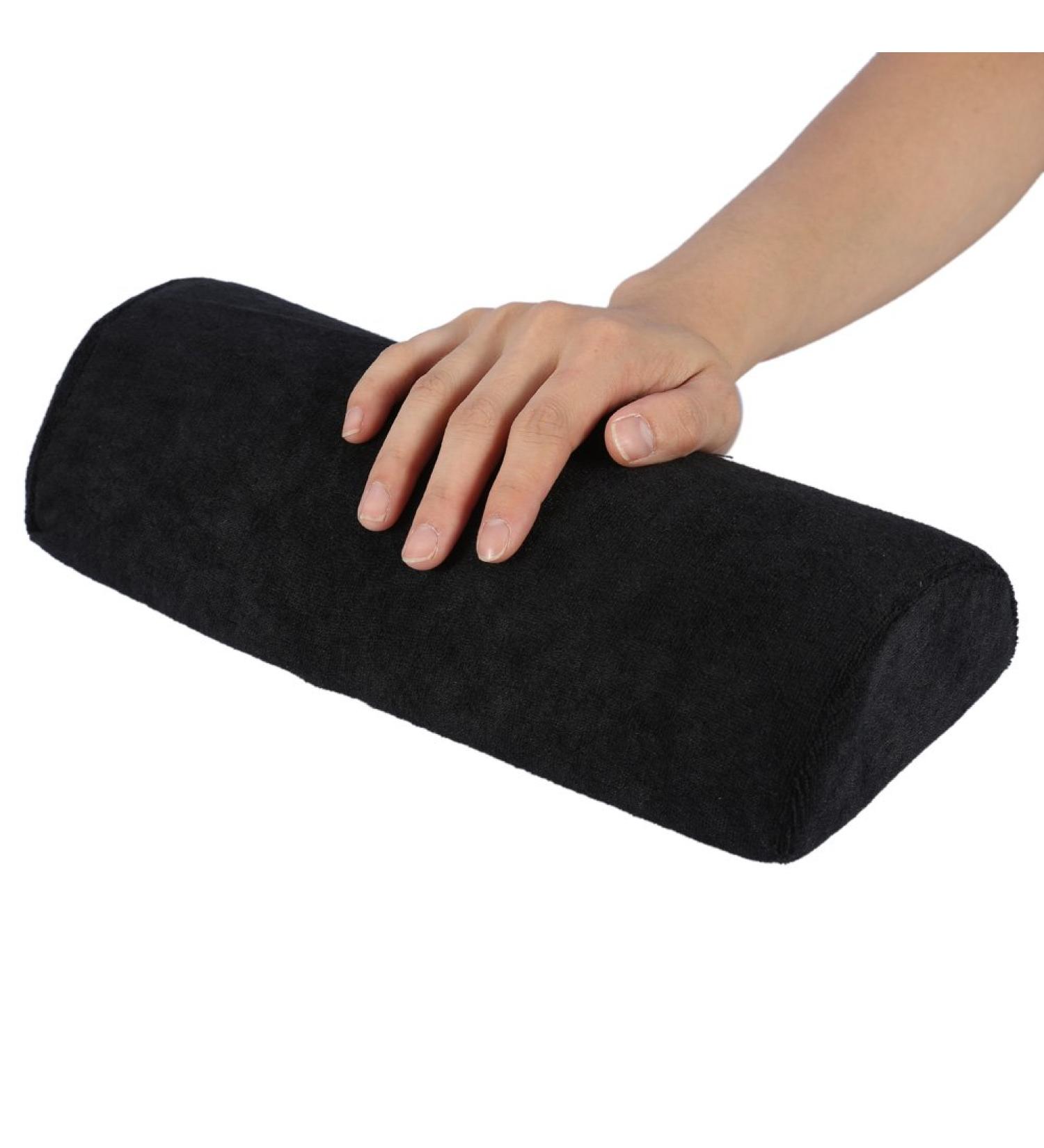 Felenny Nail Art Rest Cushion Detachable Sponge Zipper Design Nail Pillow Hand Rest Professional Salon Hand Arm Holder Manicure Pillow Nail Cushion For Makeup Cosmetic Tools Black - Buy Online on GoSupps.com