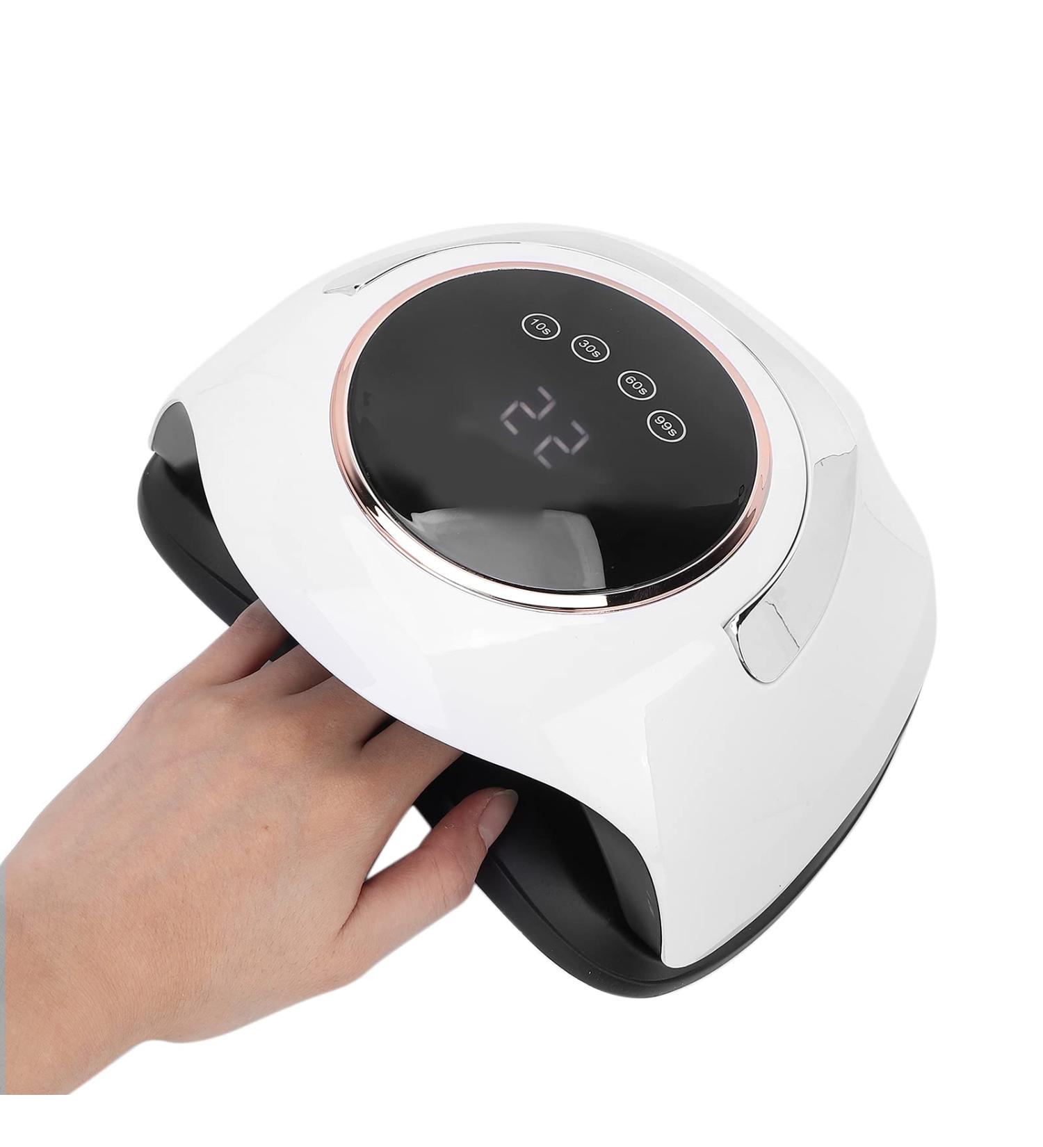 Buy 180W UV Gel Nail Dryer - UV LED Nail Lamp with 4 Timers & Auto Sensor for Perfect Shellac Manicure - Buy Online on GoSupps.com