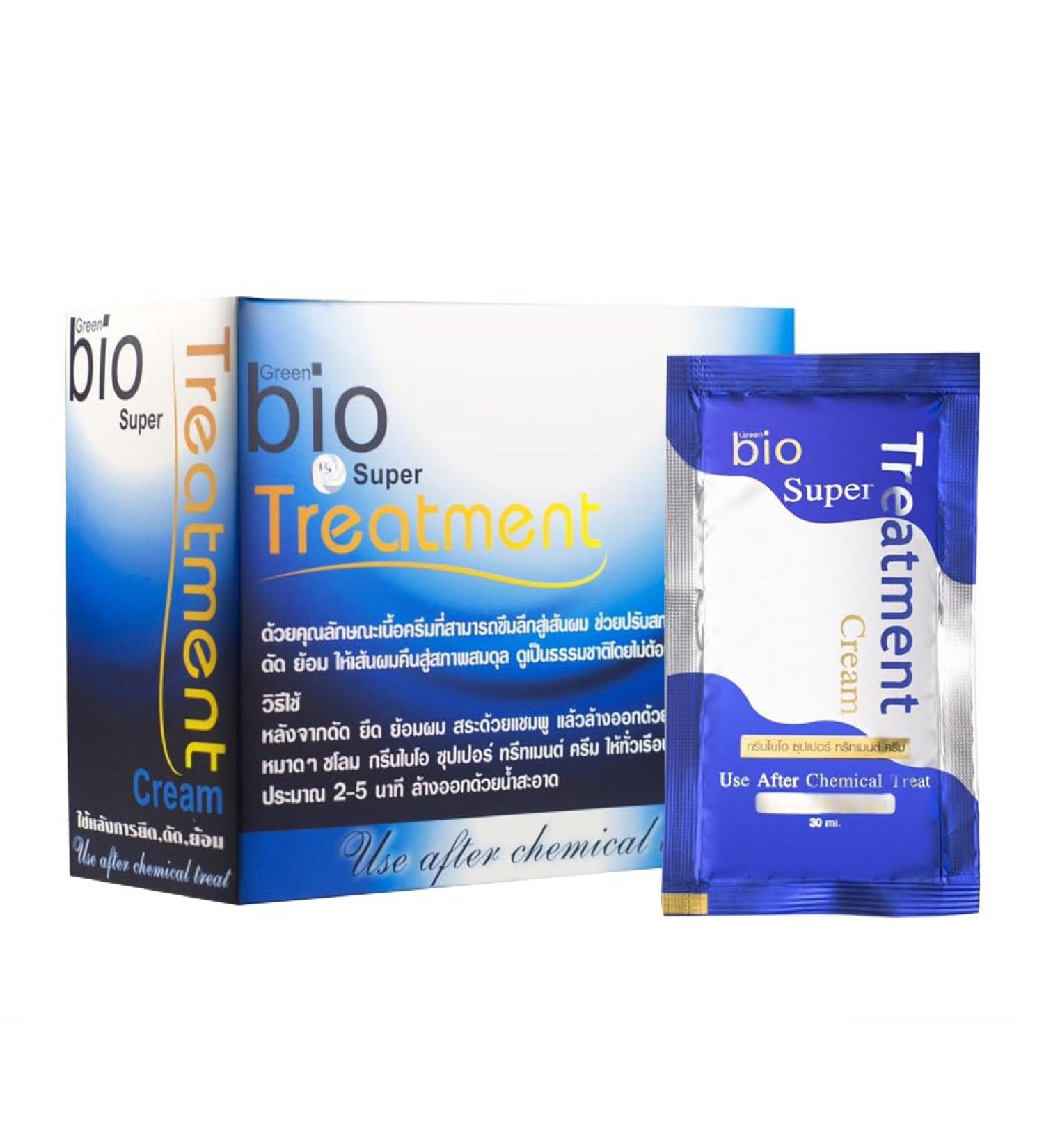  G n rique Thai Bio Super Treatment Cream 24 Sachets x 30ml Intensive Keratin Repair Hair Treatment Post-Bleaching/Straightening Damaged Dry Brittle Hair - Buy Online on GoSupps.com