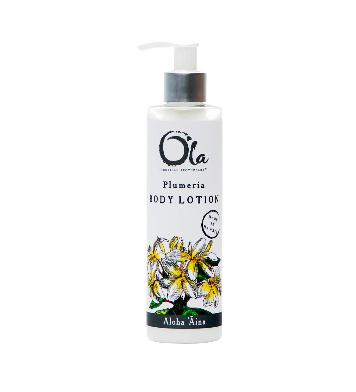 OLA TROPICAL APOTHECARY Plumeria Body Lotion with Pure Tropical Oils and Plant Extracts - 8.45 Fl Oz 8.45 Fl Oz (Pack of 1) - Buy Online on GoSupps.com