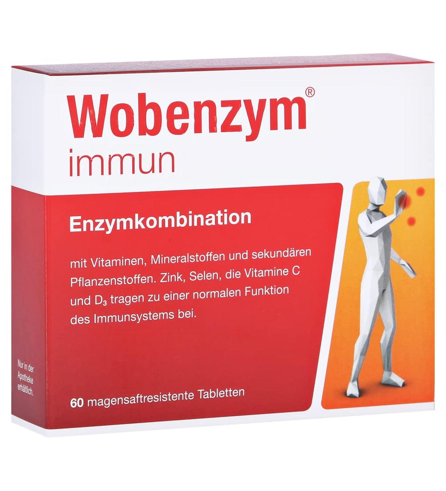 Wobenzym Immune Tablets - Boost Your Immune System | Buy Online Internationally - Buy Online on GoSupps.com